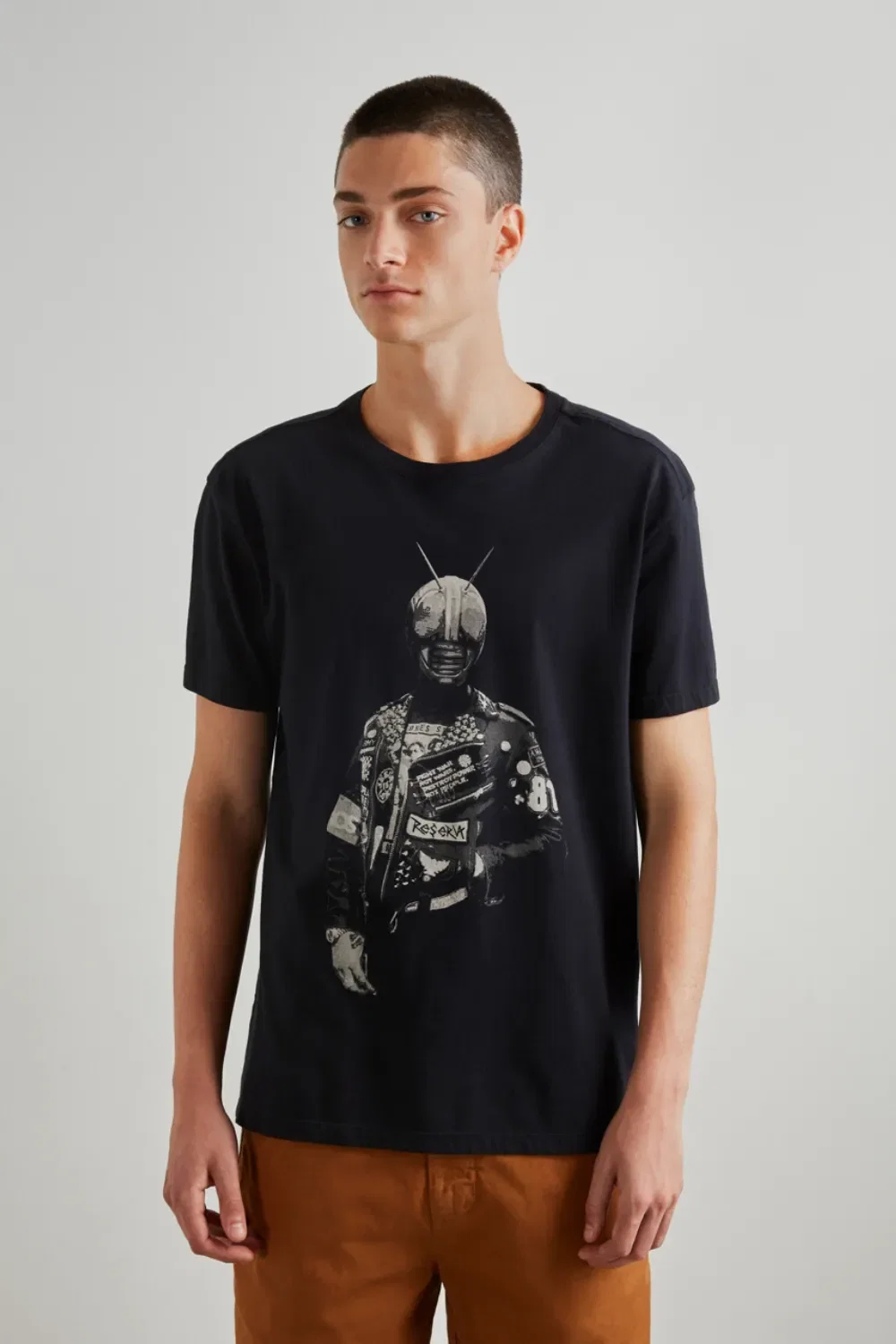 Camiseta Estampada Punk Rider — imagem 1