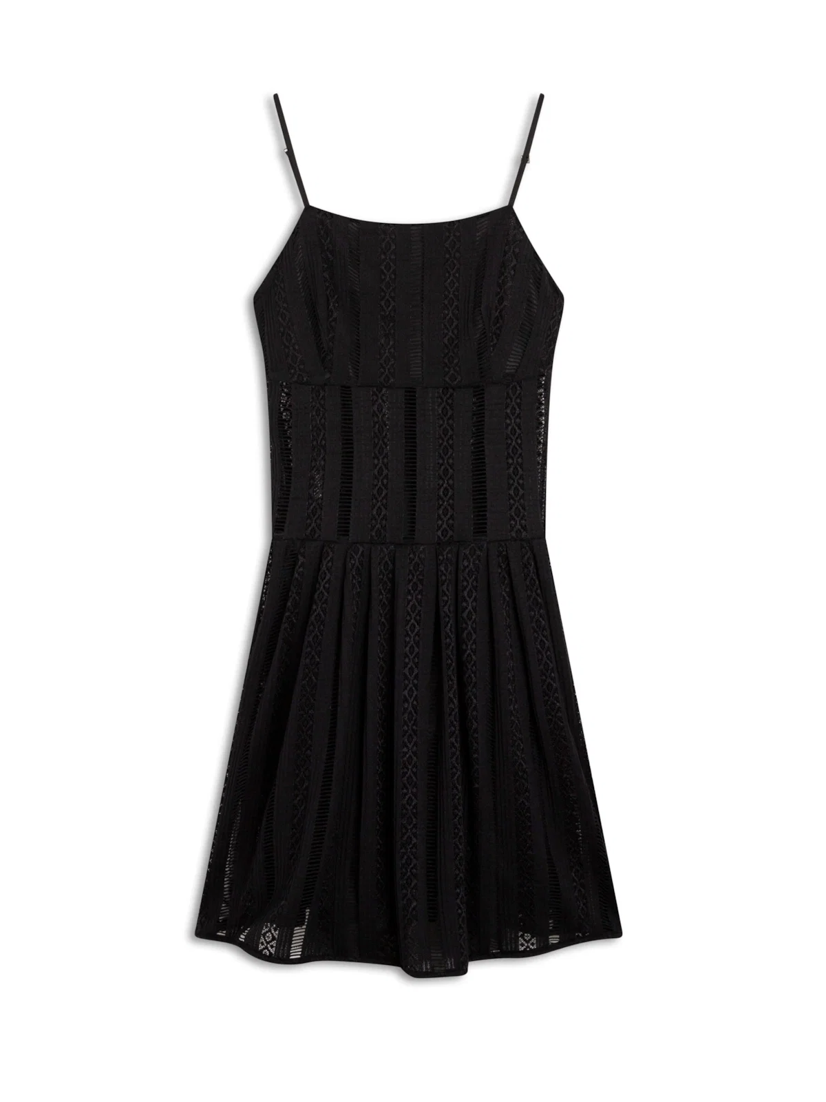 Vestido Renda Palito Preto