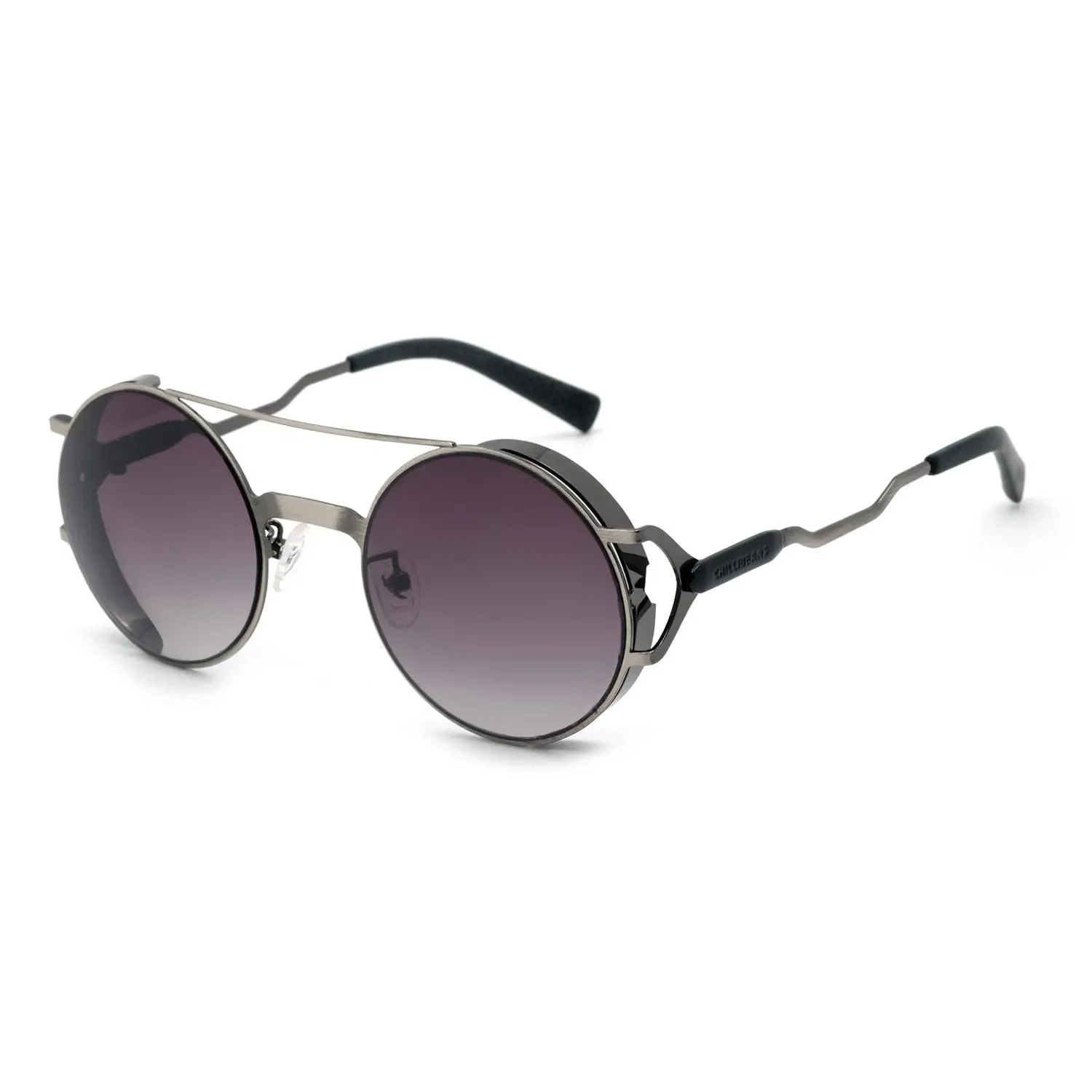 Óculos de Sol Unissex Alok Nature Tech Redondo Headphone Onix