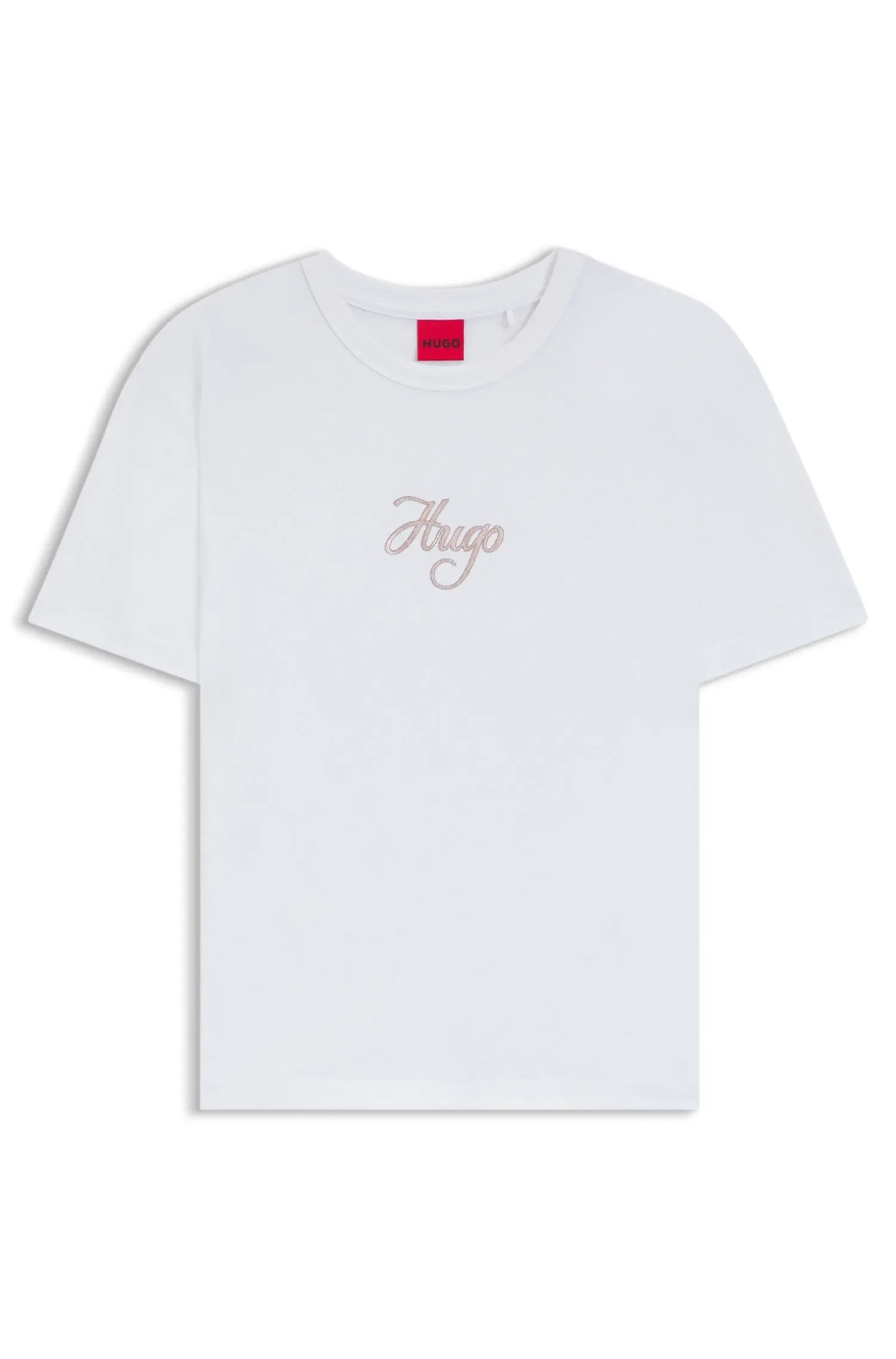 Camiseta Em Malha De Algodão Com Detalhes Brilhantes — imagem 1