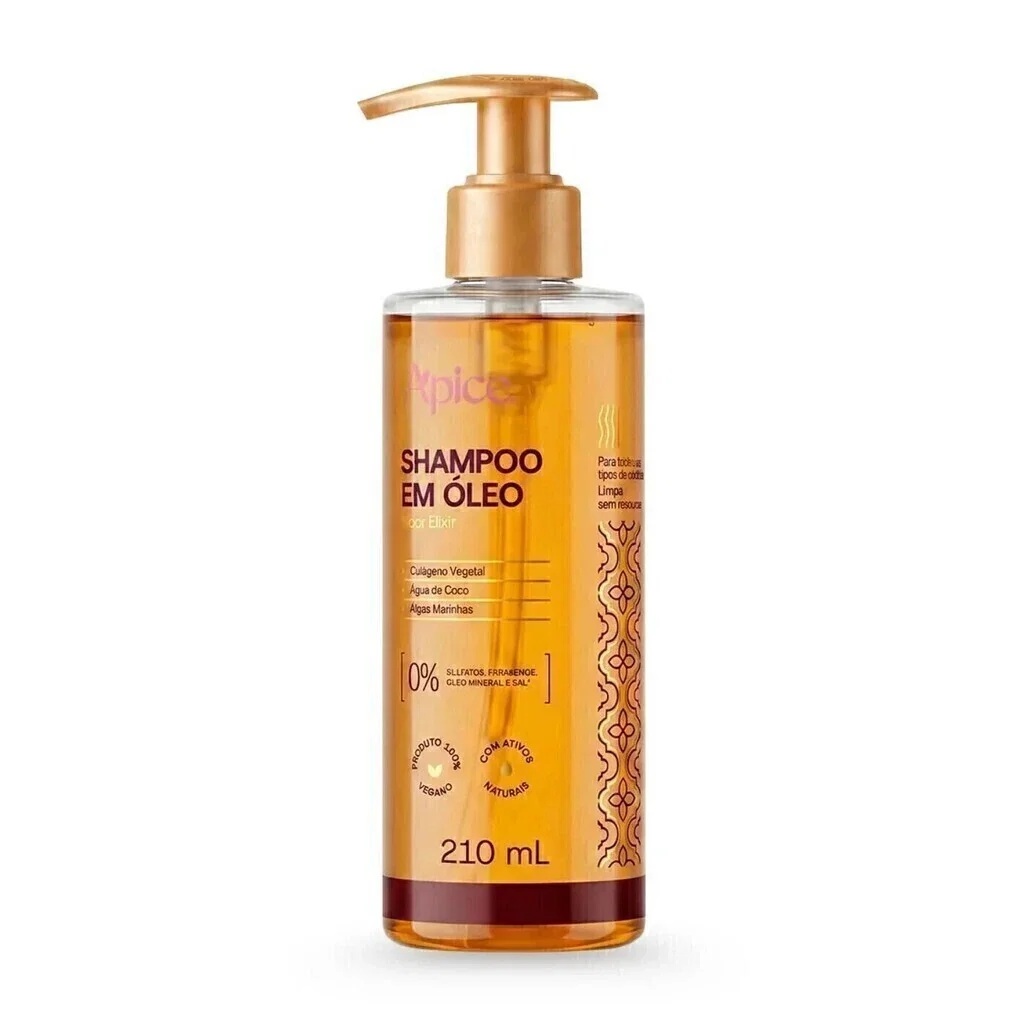 Shampoo em Óleo Apice Noor Elixir 210ml