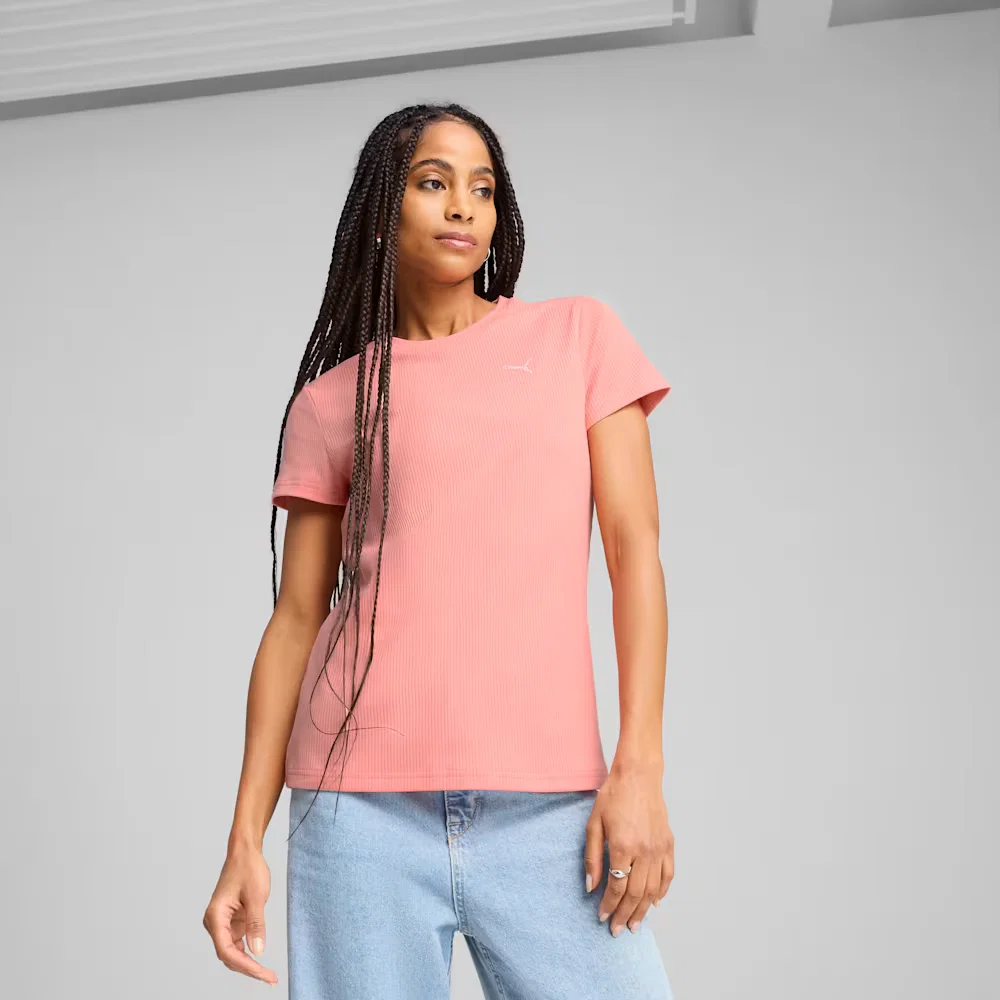 Camiseta ESS ELEVATED Rib Feminina — imagem 1