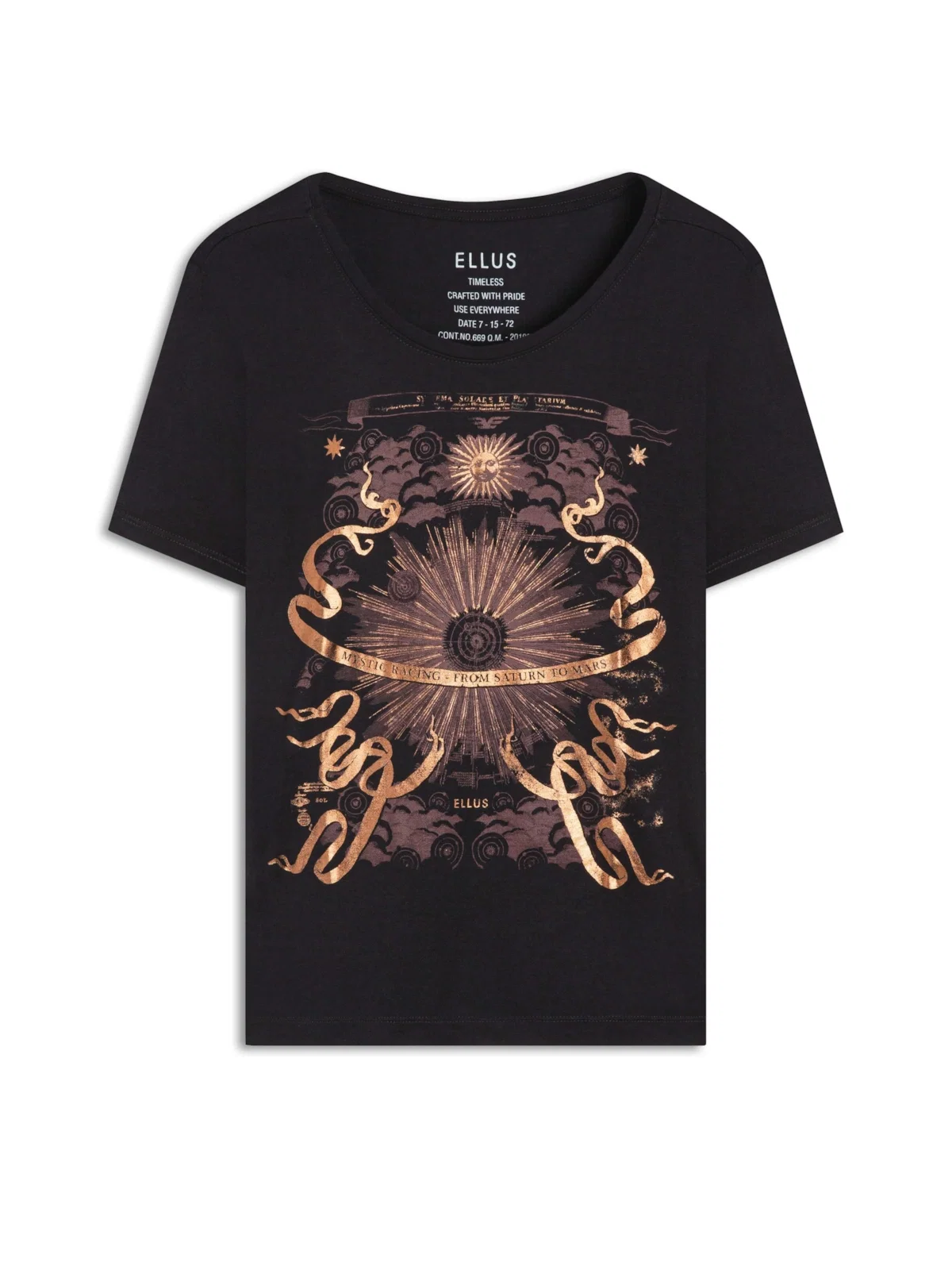 Blusa Ellus Solar System Preto
