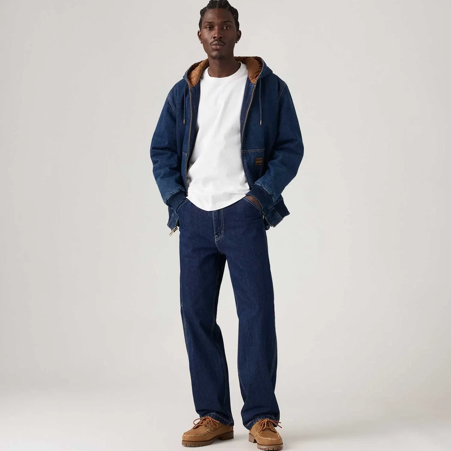 Calça Jeans Levi's® 568® Loose Straight Carpenter Lavagem Escura — imagem 1