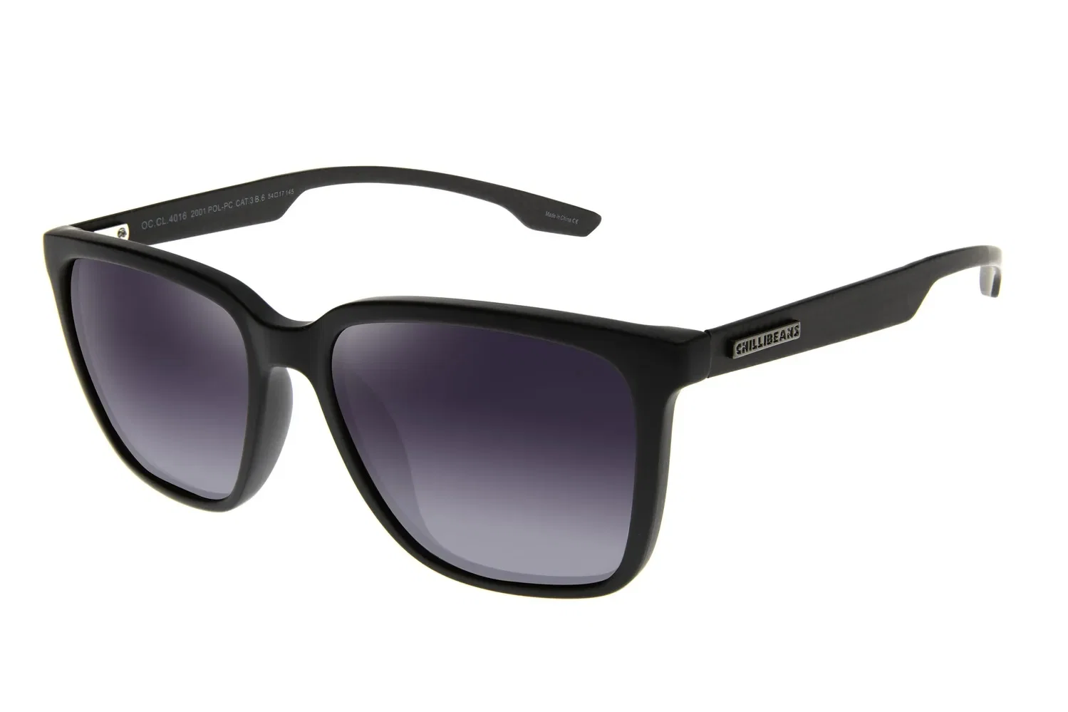 Óculos de Sol Masculino Chilli Beans Quadrado Polarizado Preto — imagem 1