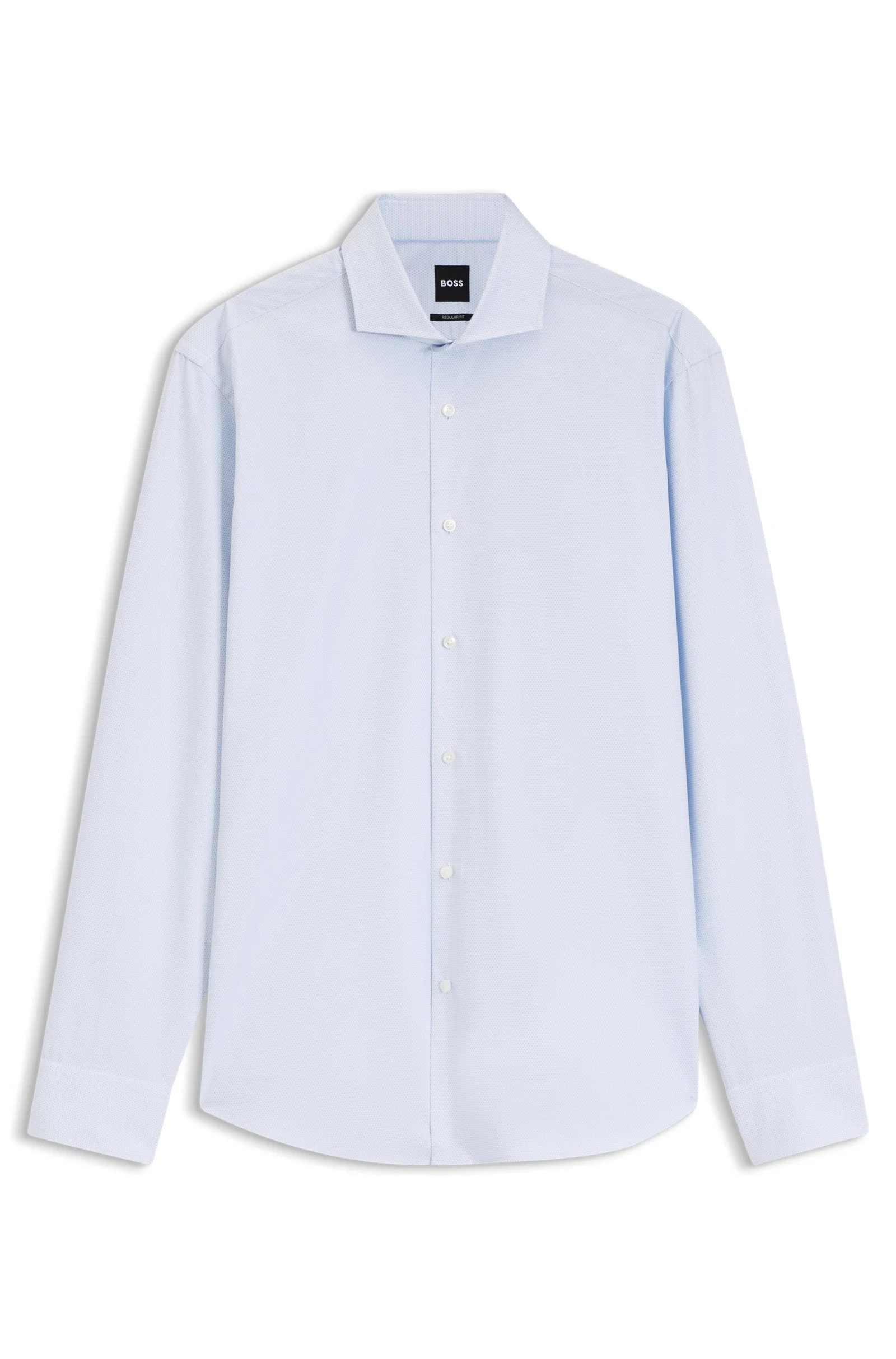 Camisa Regular Fit Em Algodão Estruturado — imagem 1