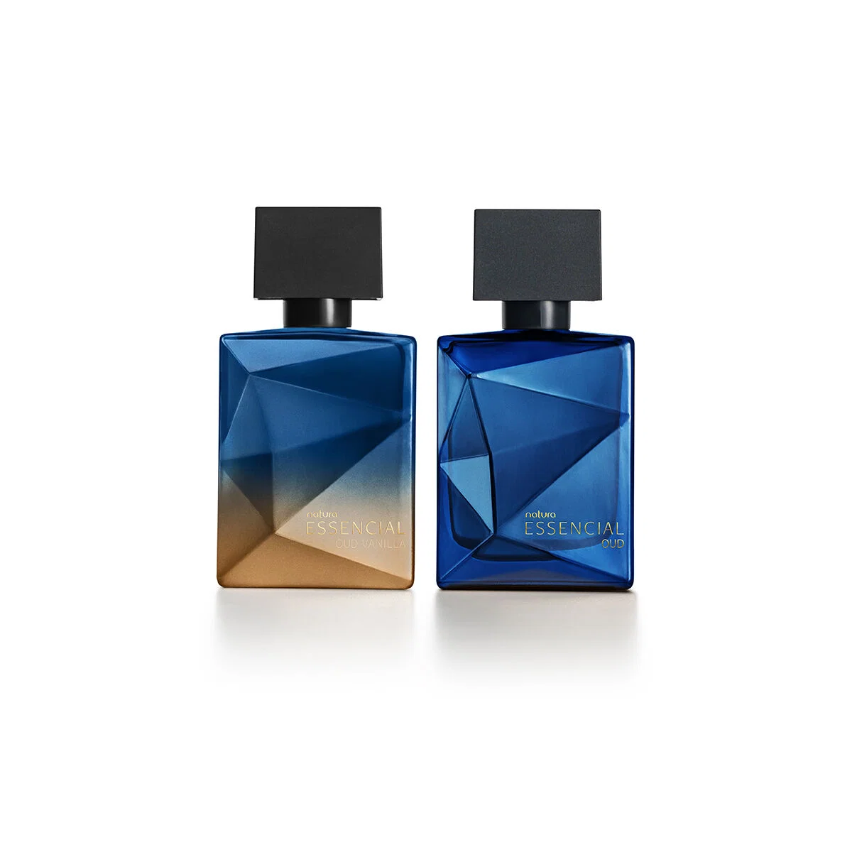 Kit Deo Parfum Essencial Miniatura Oud Vanilla e Oud 2 produtos de 25 ml