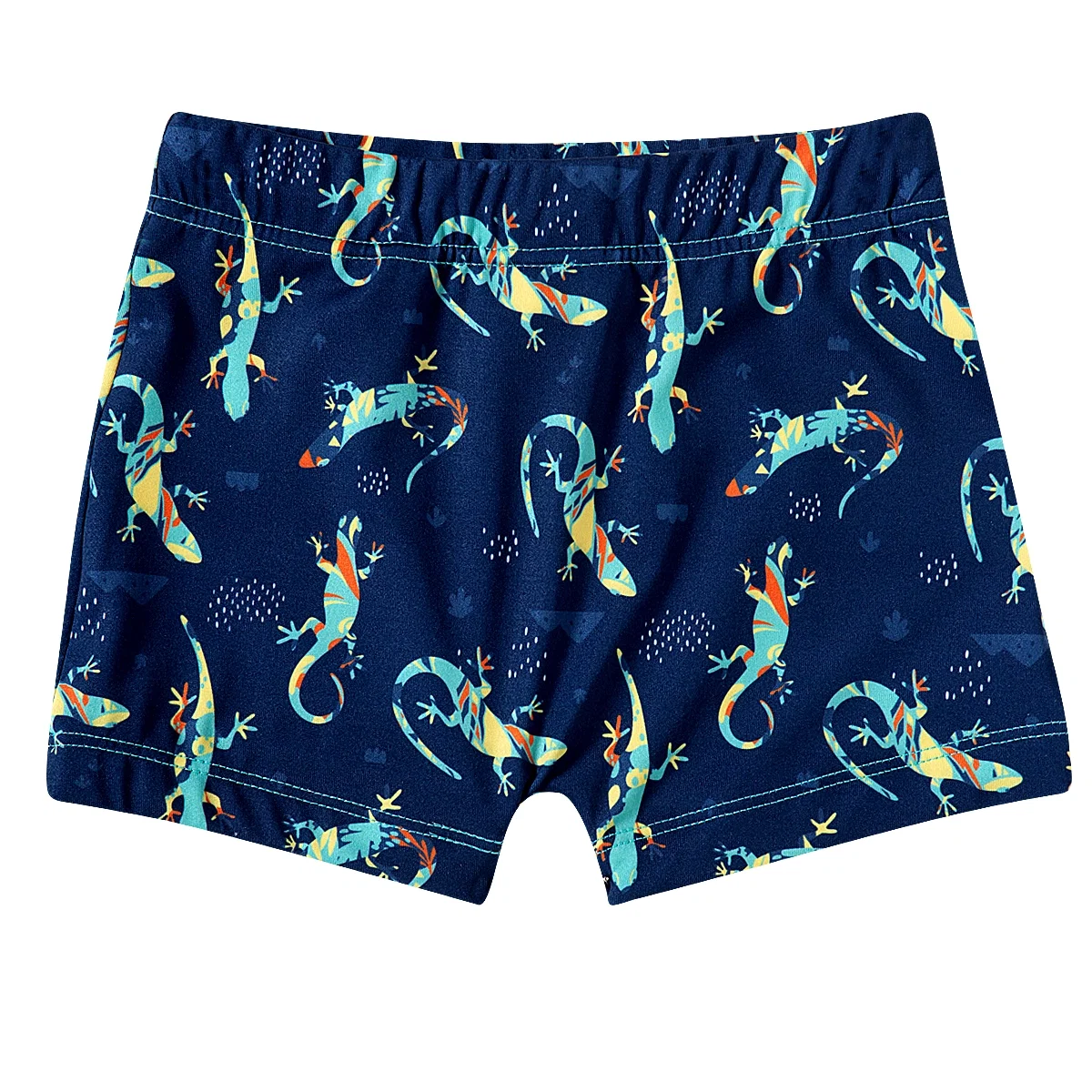 Shorts Praia Marinho Toddler Iguana Elastano Proteção Uv 50+ Tip Top