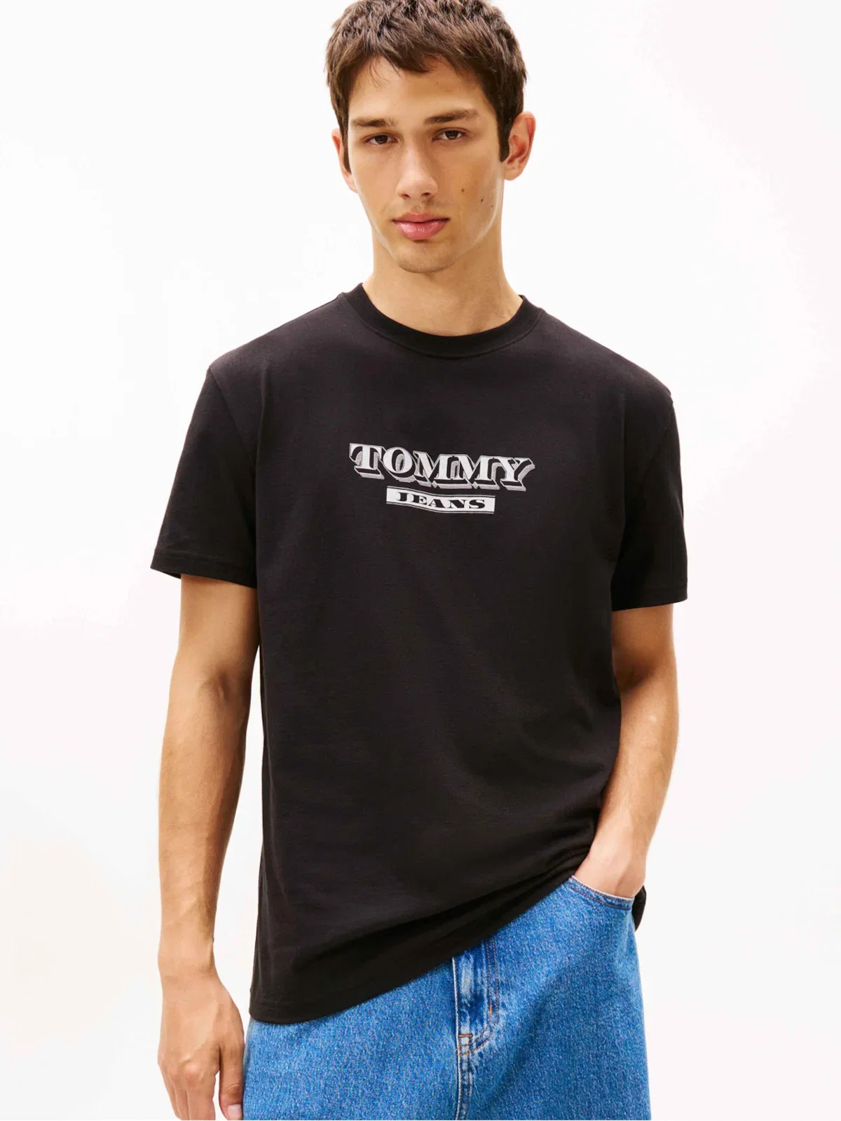 Camiseta Regular com Estampa Silkada