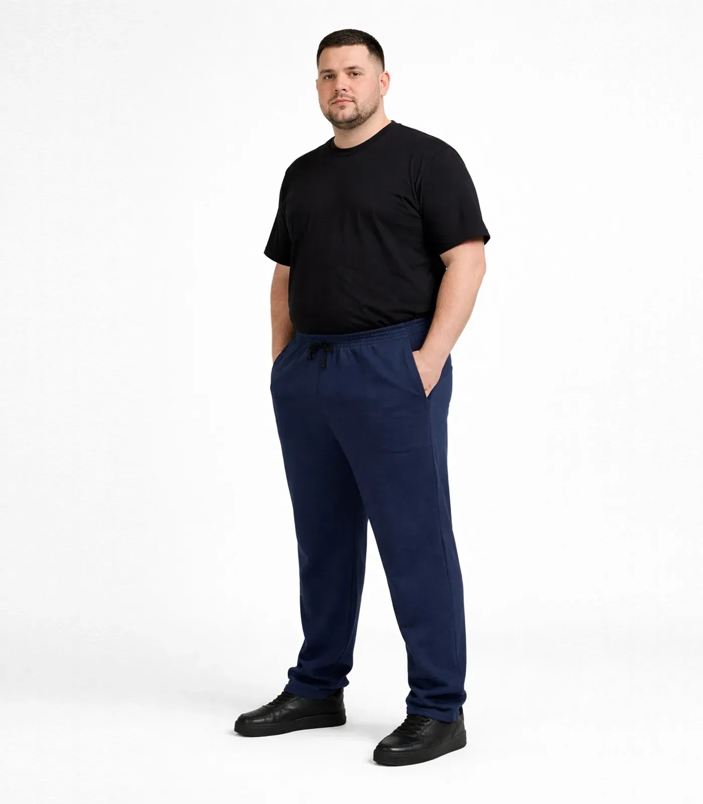 Calça Masculina De Moletom Plus Cdka Azul