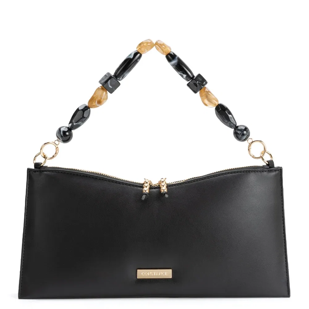 Bolsa Clutch Pedras Preta