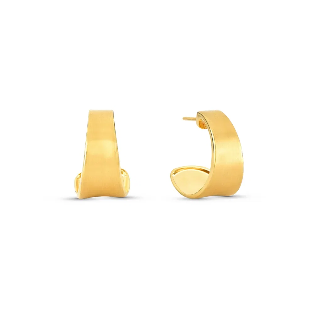 Argola Dunas em Ouro Amarelo 18k, 15,3mm — imagem 1