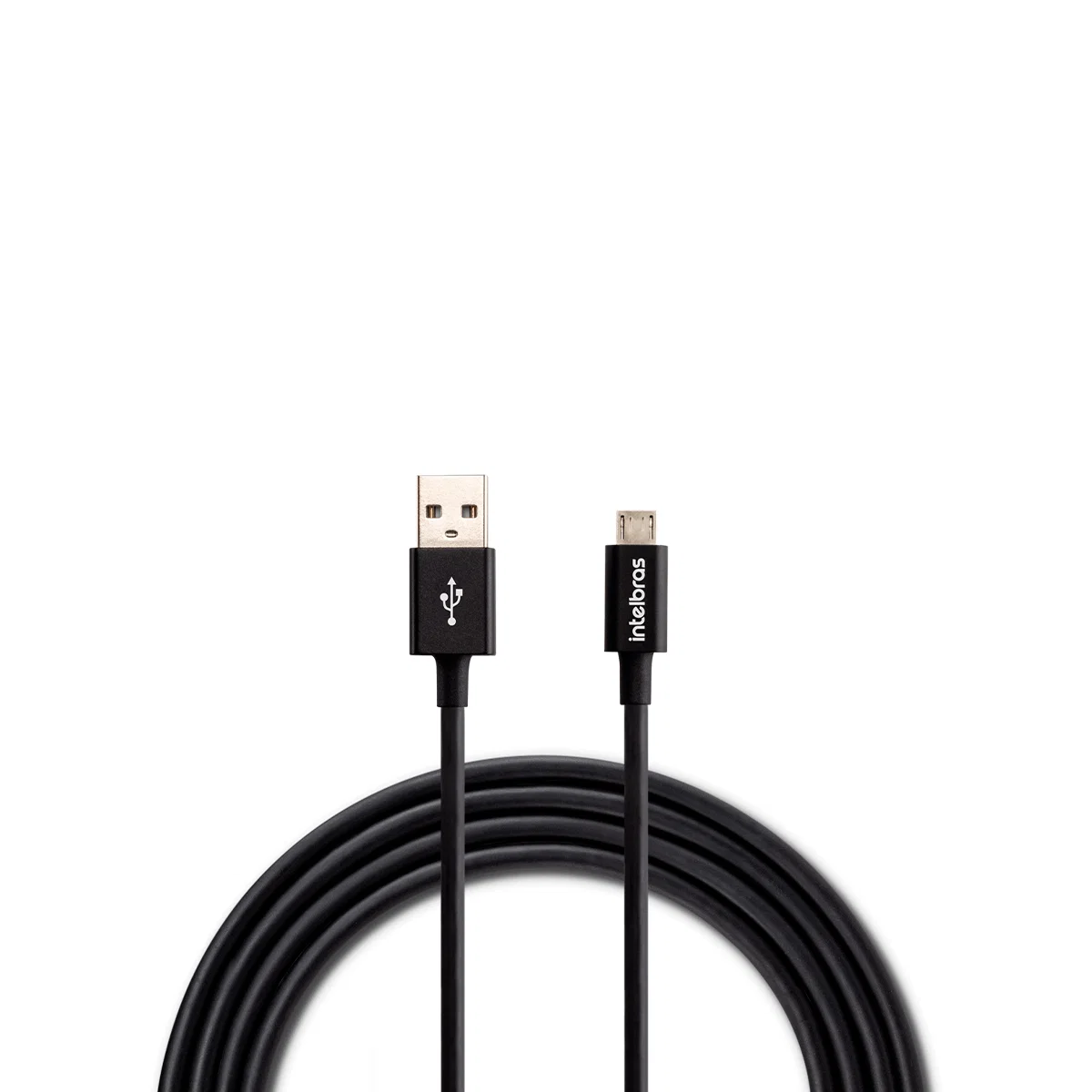 Cabo USB 1,2m PVC Preto Intelbras EUAB 12PP