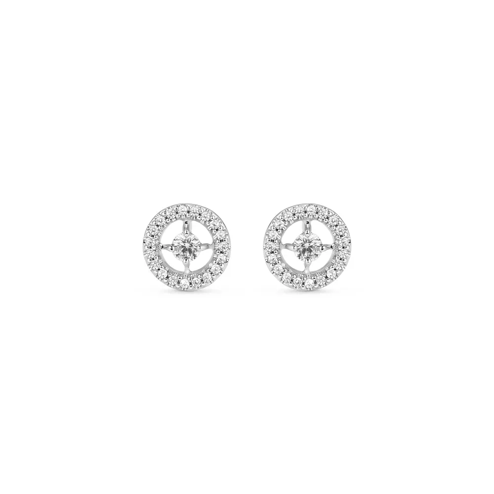 Brinco Life Glam em Prata 925 com Zircônia Incolor — imagem 1