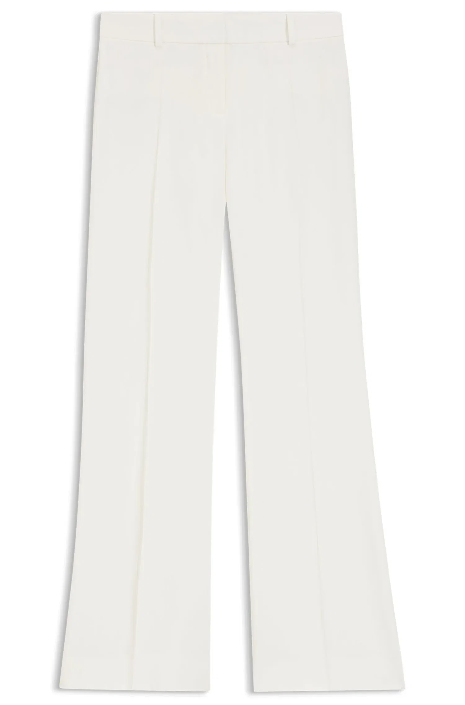 Calça Regular Fit Com Perna Boca De Sino