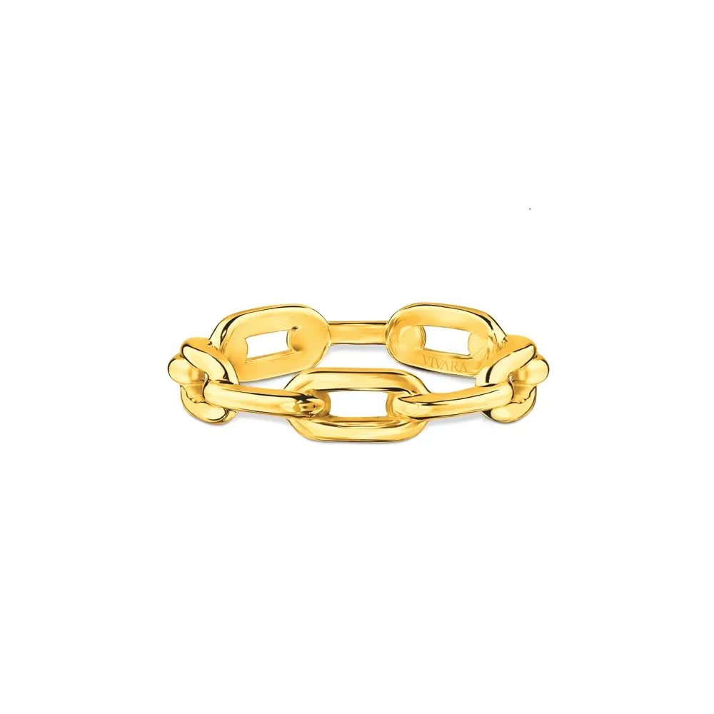 Anel Chains em Ouro Amarelo 18k