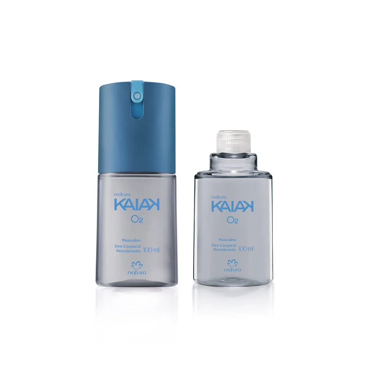 Kit Desodorante Corporal Kaiak O2 Masculino com Refil