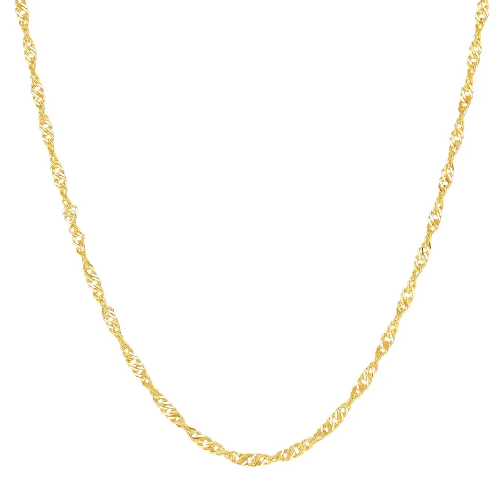 Corrente Singapura em Ouro Amarelo 18k, 50cm — imagem 1