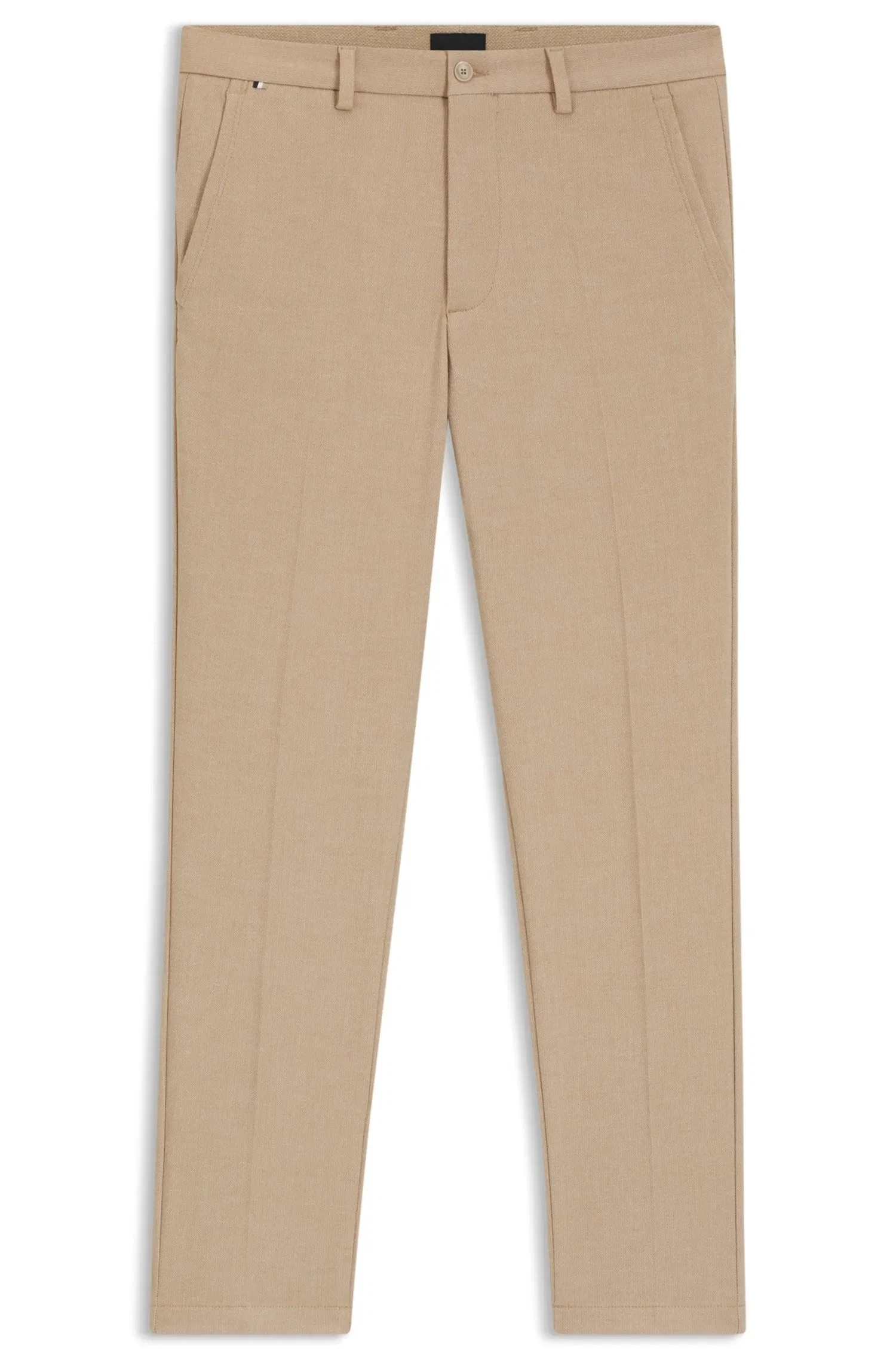 Calça Slim Fit Em Tecido Strecht