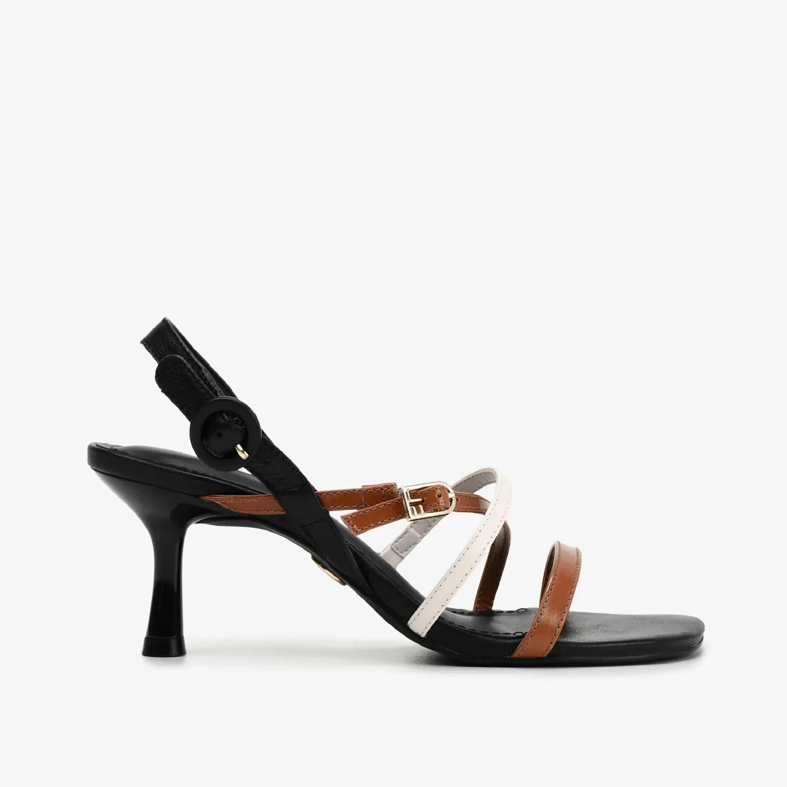 Sandália Preto Caramelo Mascavo Couro — imagem 1