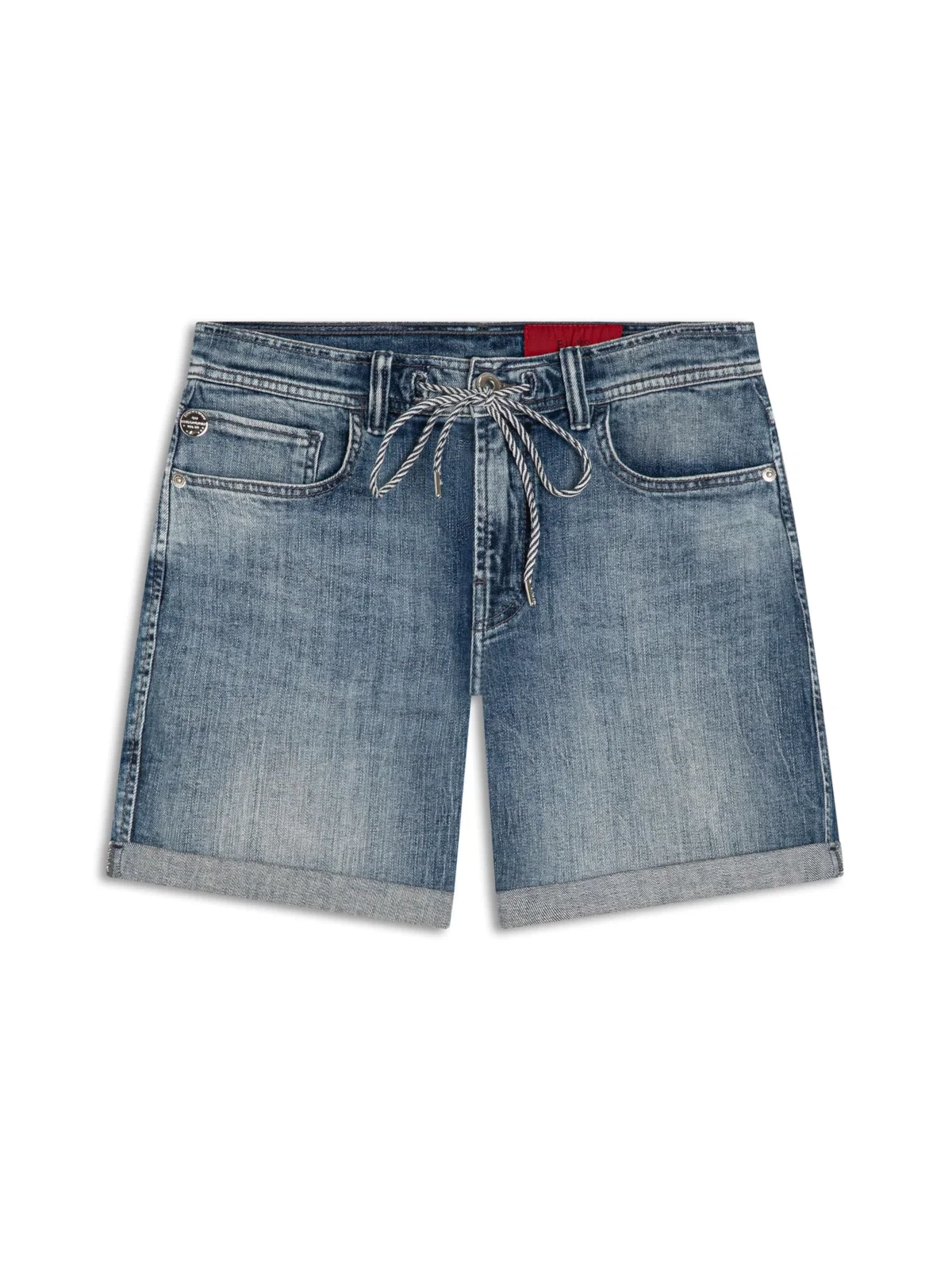 Bermuda Dark Sea Elastic Classic Preppy Lav.Claro C/ Tie Dye