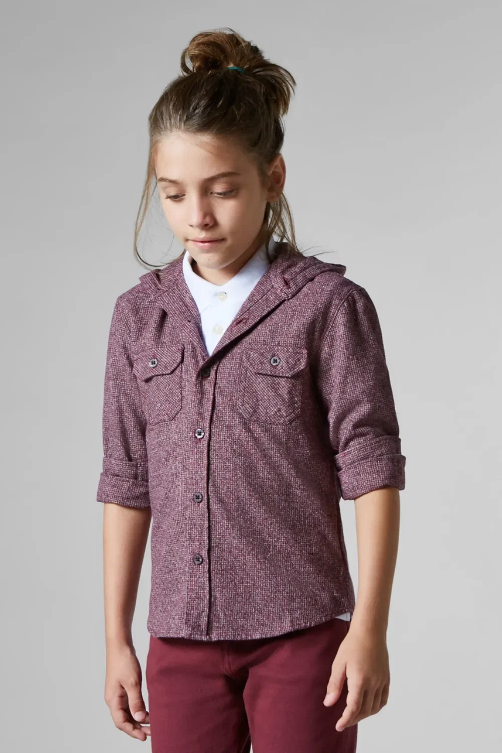 Camisa Flanela RESERVA MINI Com Capuz