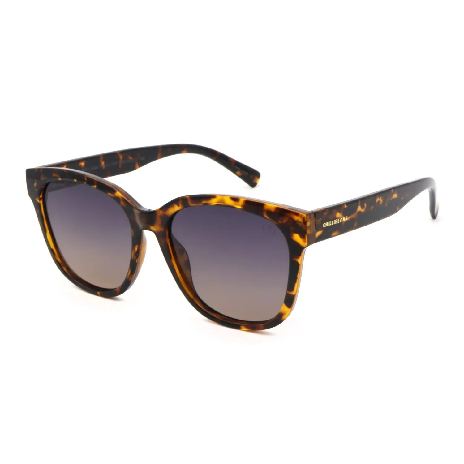 Óculos de Sol Feminino Chilli Beans Quadrado Polarizado Degradê Tartaruga — imagem 1