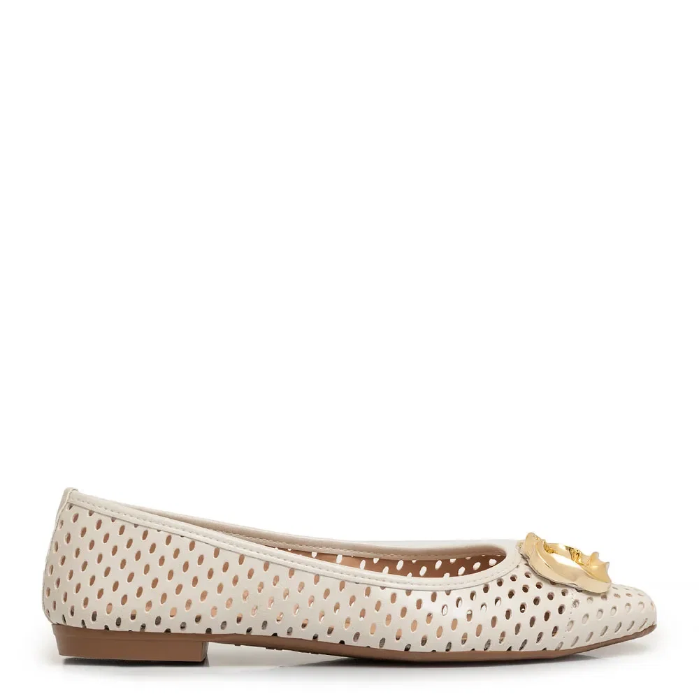 Sapatilha off White Laser Enfeite