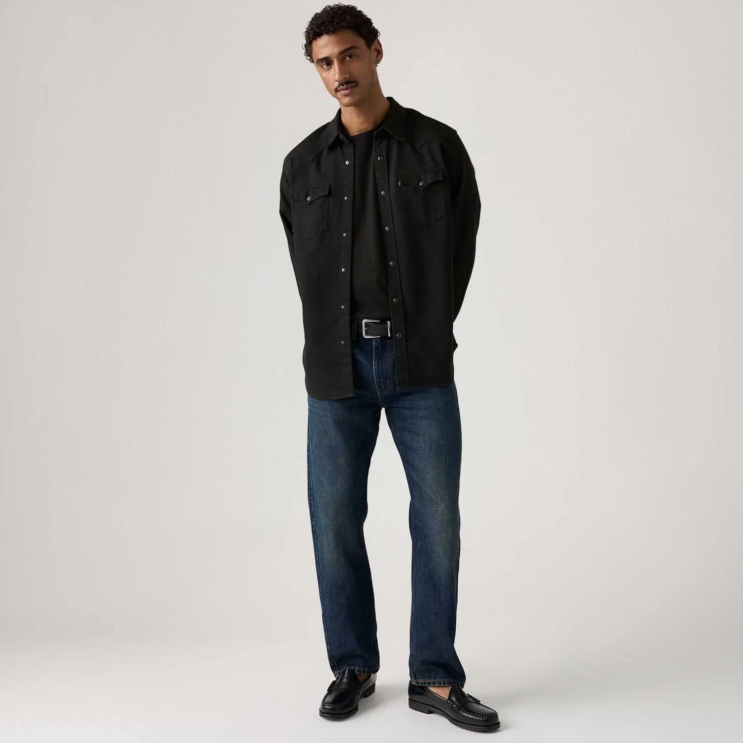 Calça Jeans Levi's® 505® Regular Lavagem Escura — imagem 1
