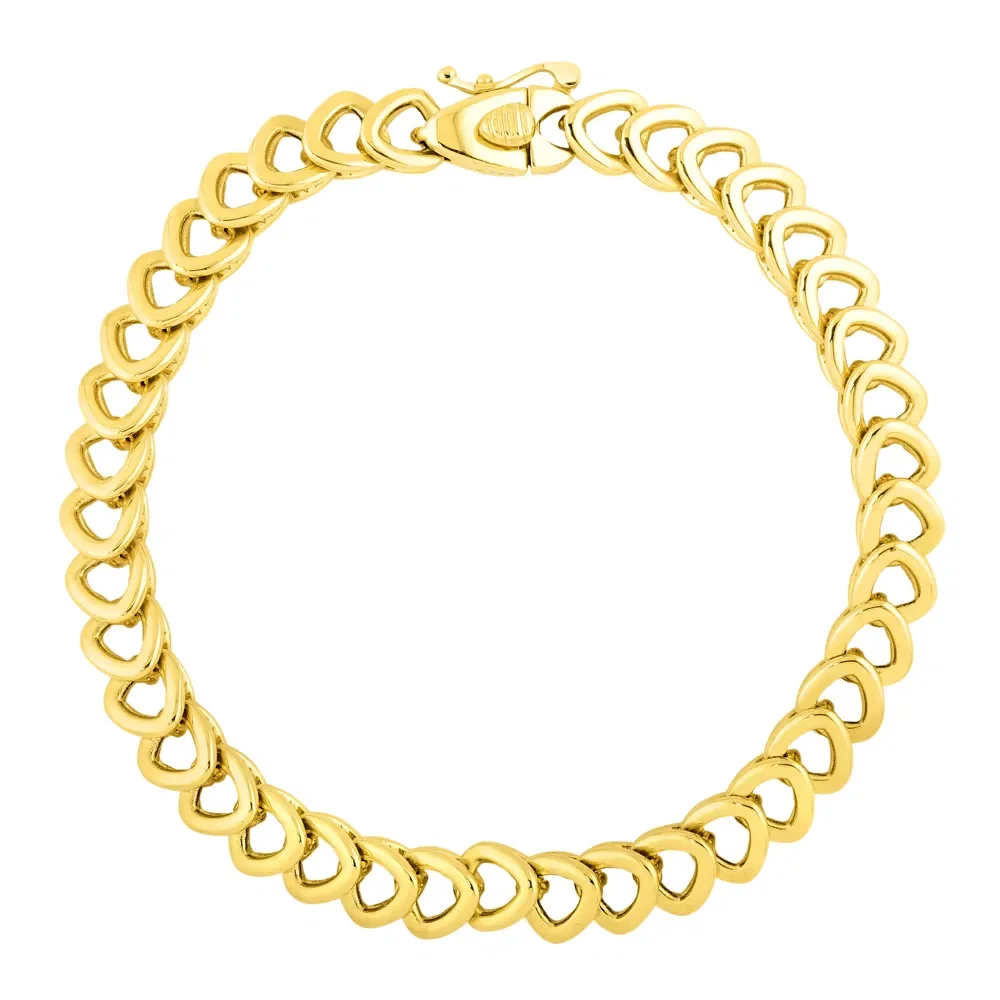 Pulseira Identidade em Ouro Amarelo 18k