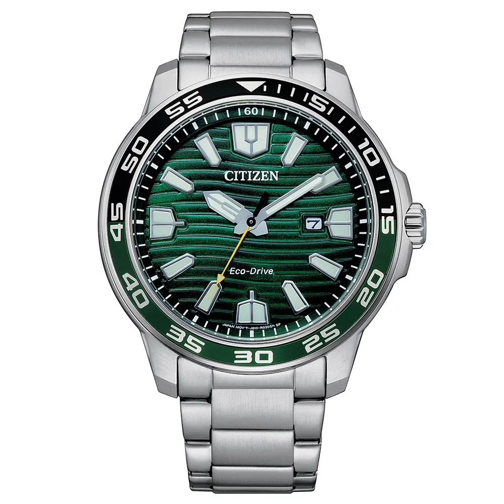Relógio Citizen Eco-Drive Masculino em Aço Prateado AW1526-89XN — imagem 1