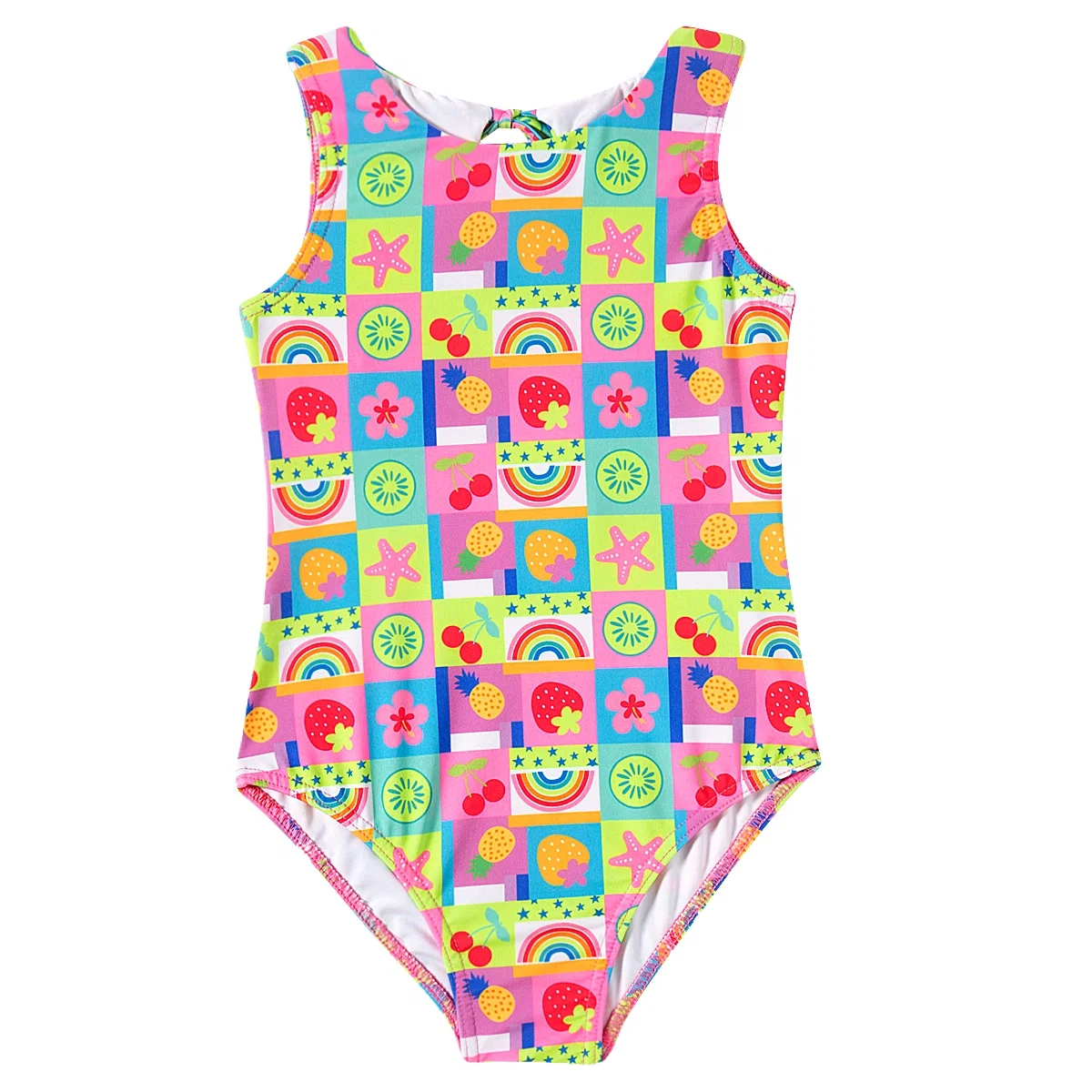 Maiô Praia Kids Colorido Lycra Proteção Uv 50+ Tip Top