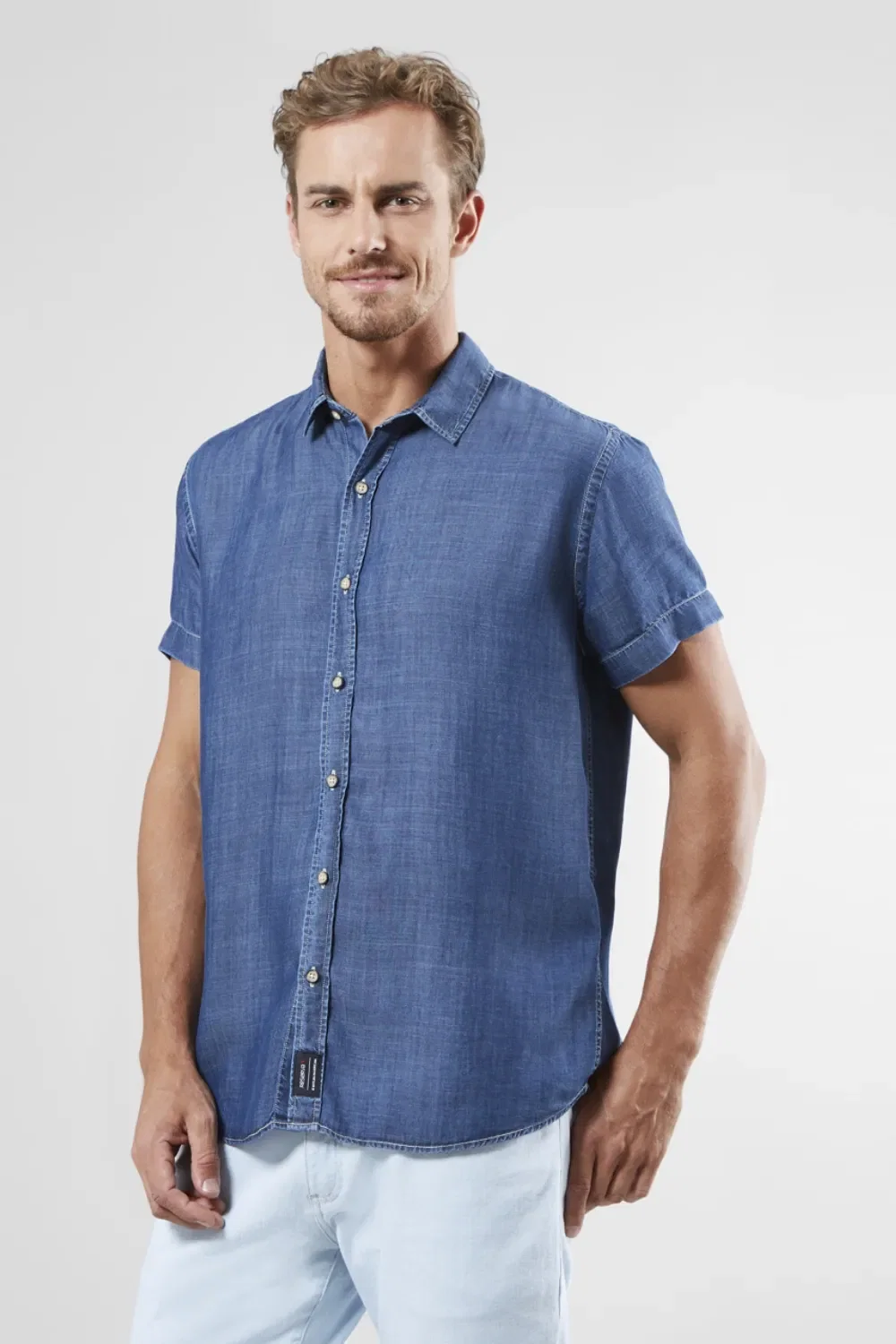 Camisa Jeans Regular Vista Alegre RESERVA — imagem 1