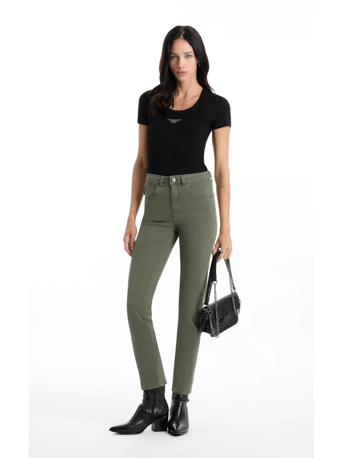 Calça Jogging Color Gisele Verde Escuro — imagem 1