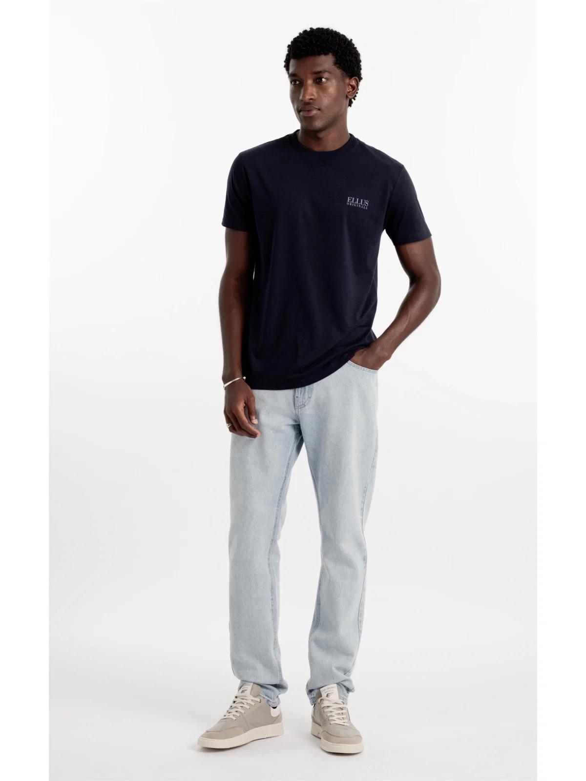 Calça Jeans Vintage Slim Lav. Claro Total — imagem 1