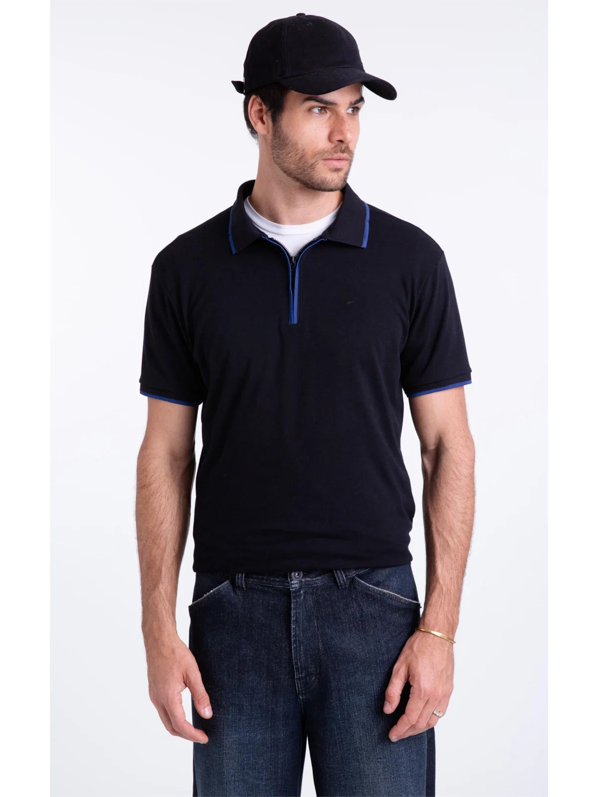 Polo Piquet Ly Easa Preto