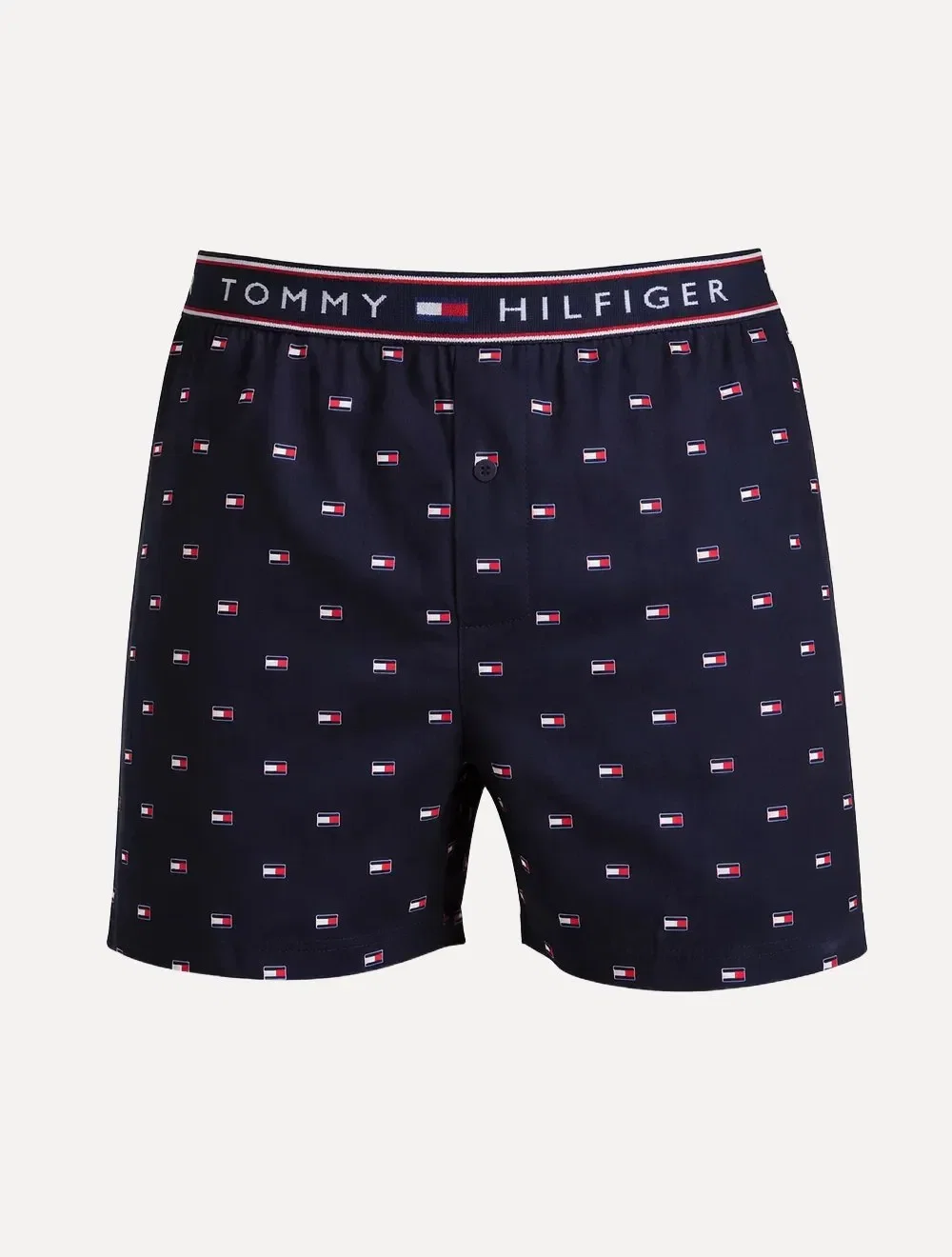 Cueca Tommy Hilfiger Masculina Samba Canção Microflags Azul Marinho