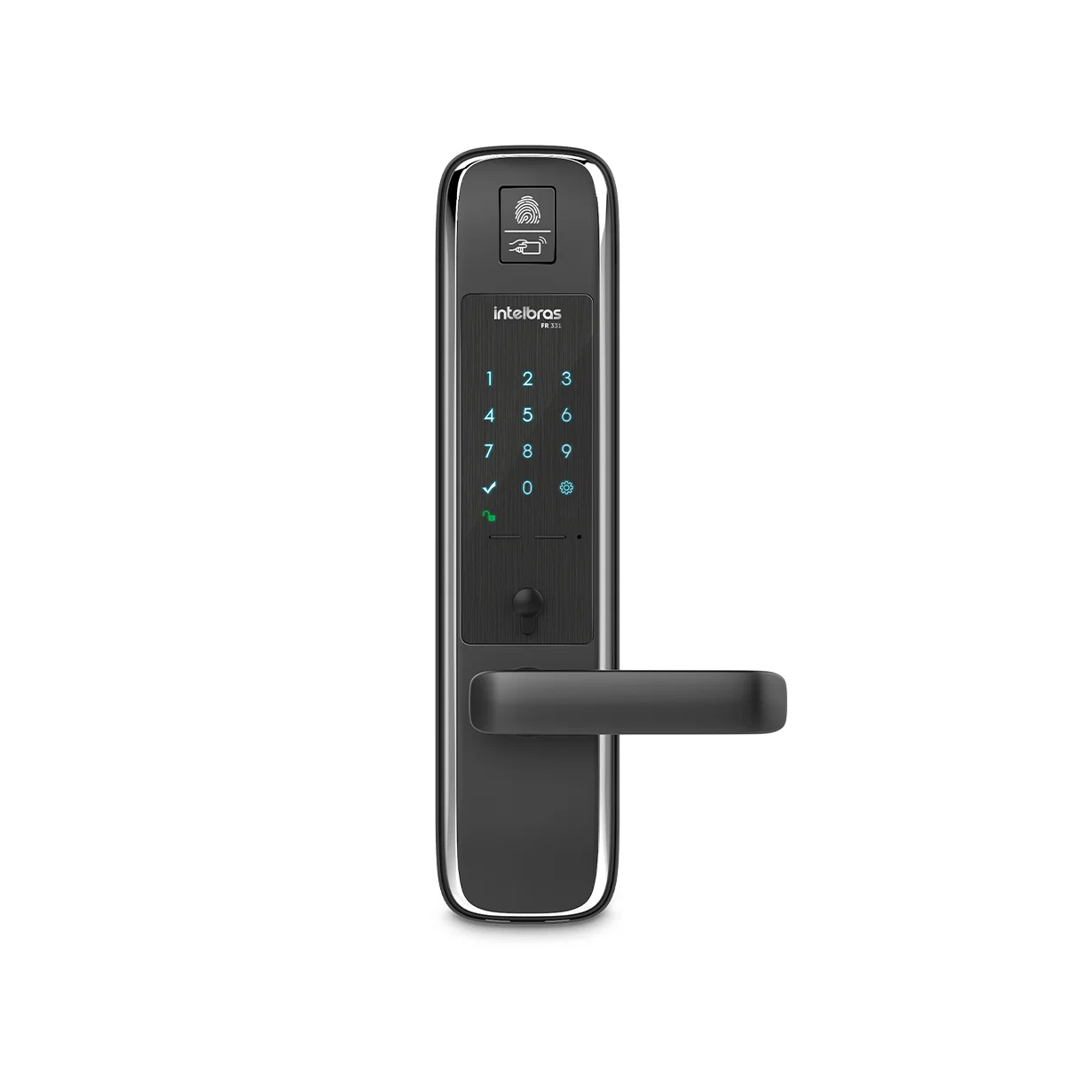 Fechadura Digital com Biometria FR 331 de Embutir Intelbras