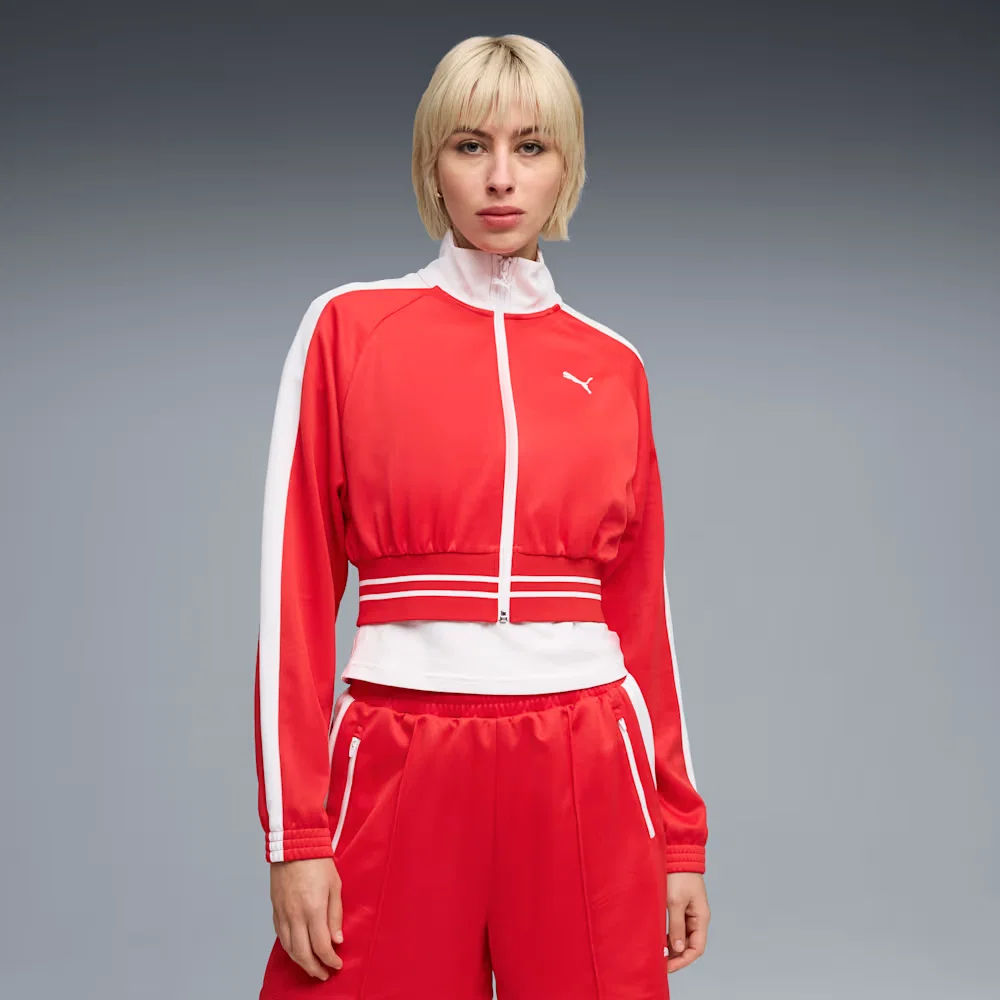 Jaqueta Track T7 Cropped Feminina — imagem 1