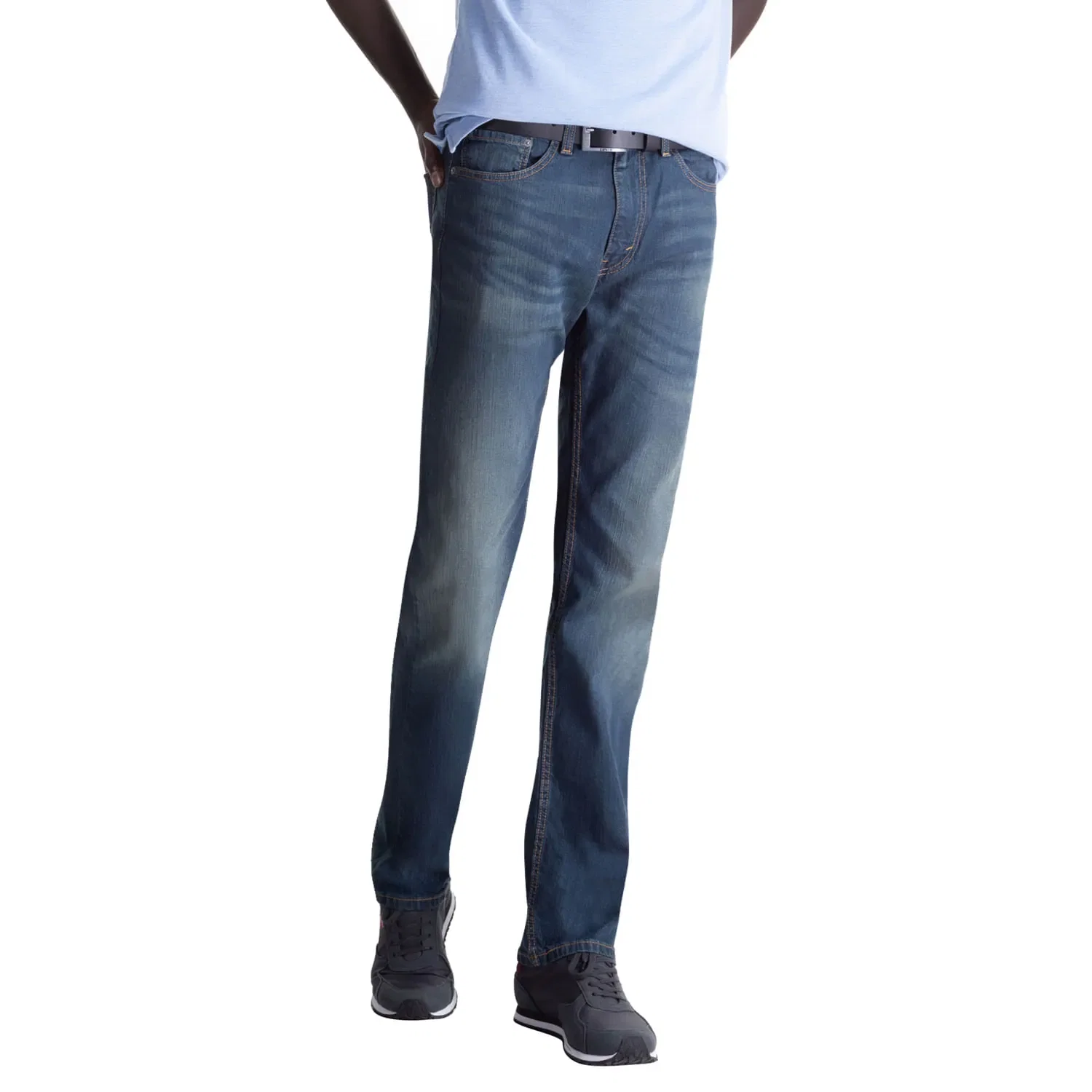Calça Jeans Levi's® 505® Regular Lavagem Escura — imagem 1