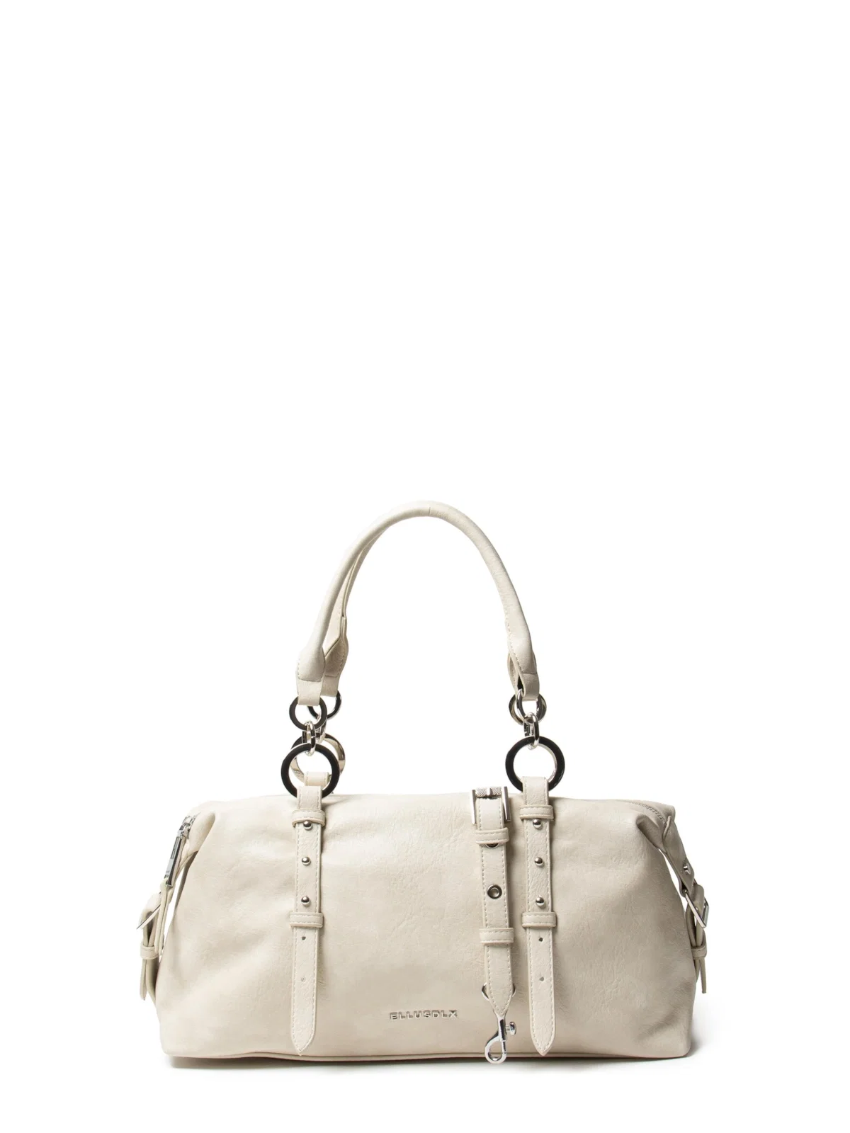 Bolsa Bowling Bag Nelina Ellus Off White — imagem 1