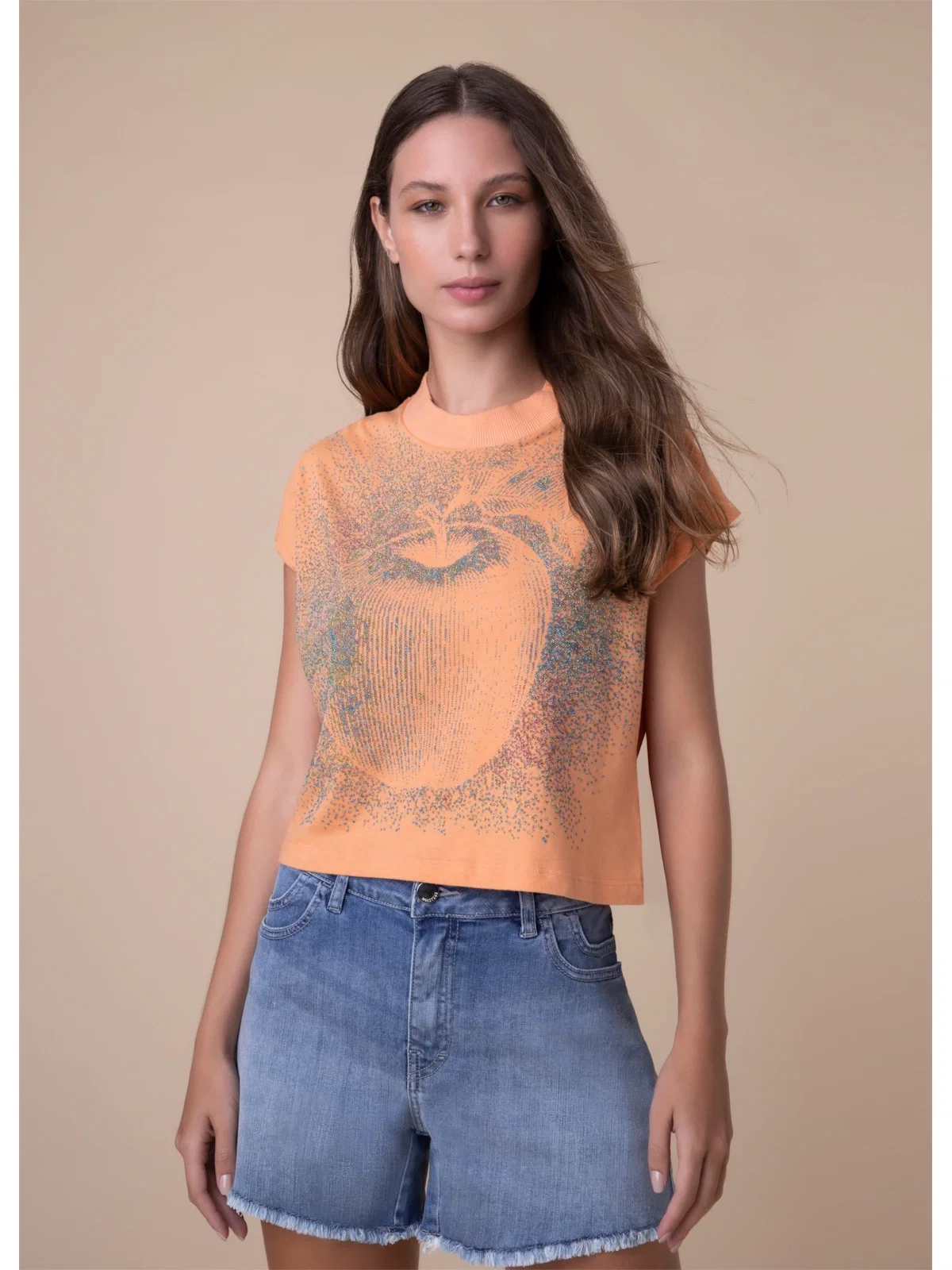 T-Shirt Apples Shine Pessego