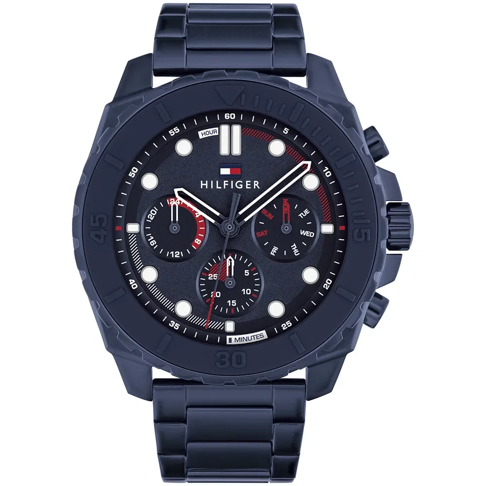 Relógio Tommy Hilfiger Masculino Aço Azul 1710691