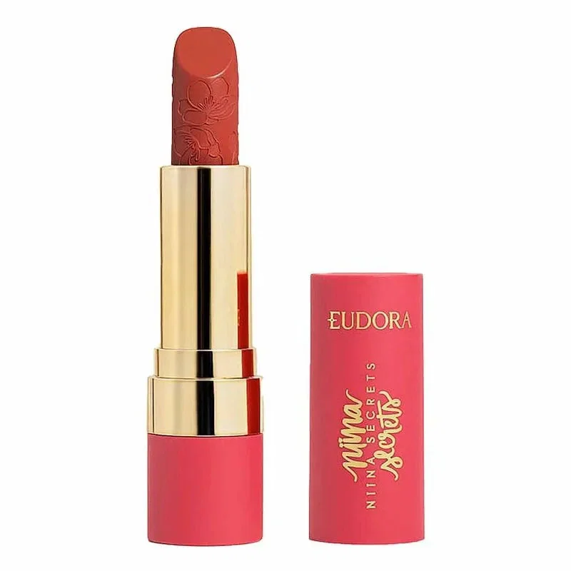 Batom Niina Secrets Soft Petals Vermelho Romântico
