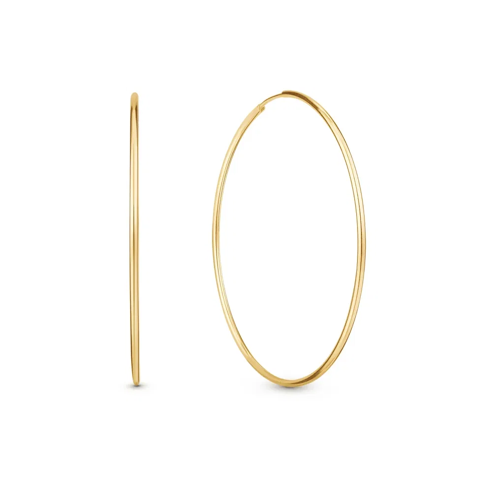 Argola em Ouro Amarelo 18k, 37mm