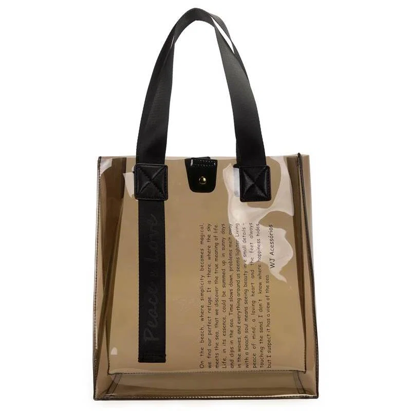Shopping Bag Grande Plastica Com Estampa
