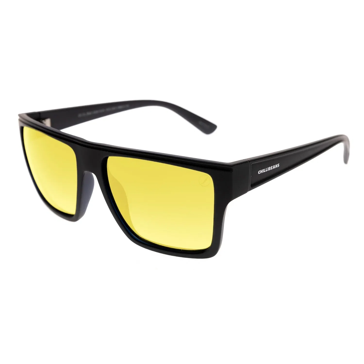 Óculos de Sol Masculino Chilli Beans Clássicos Quadrado Amarelo — imagem 1