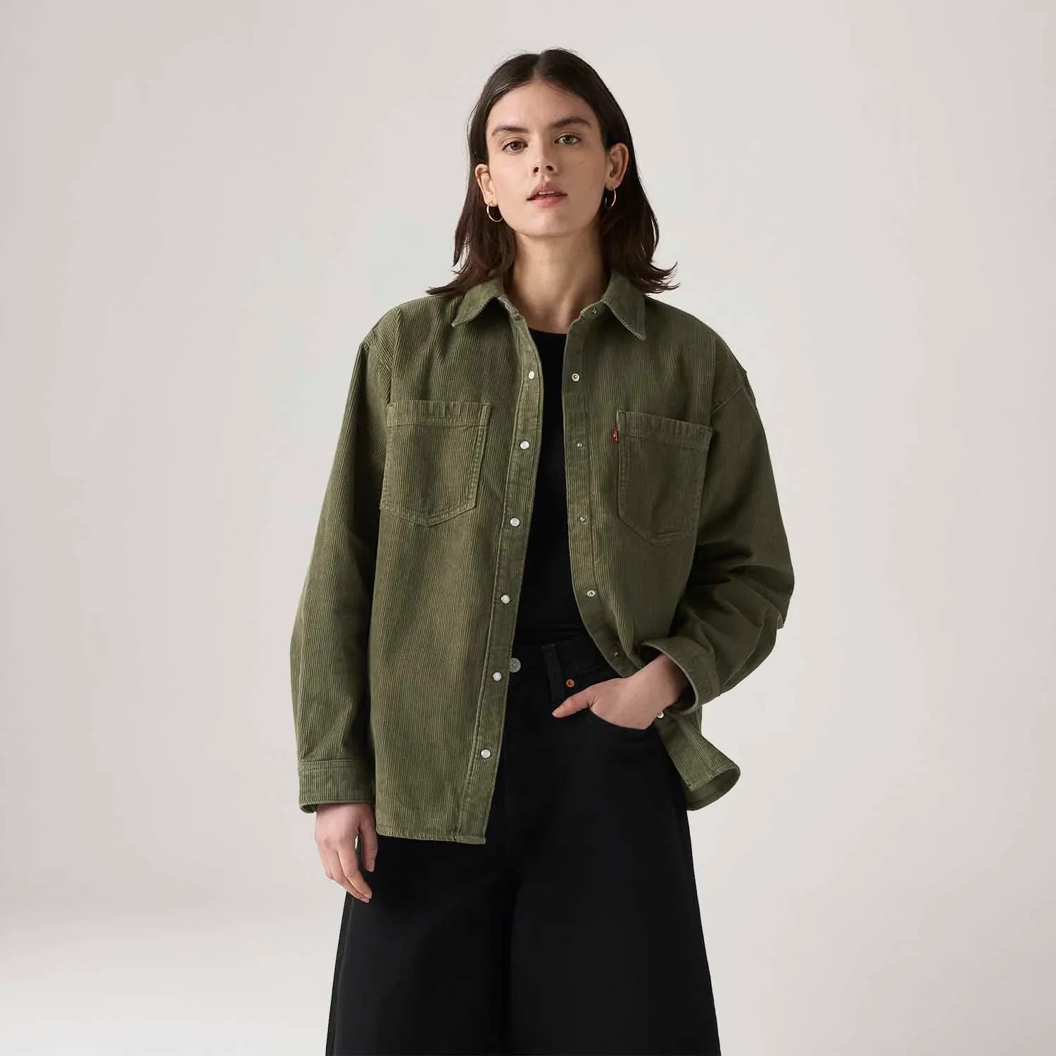 Camisa Levi's® Iris Overshirt Verde