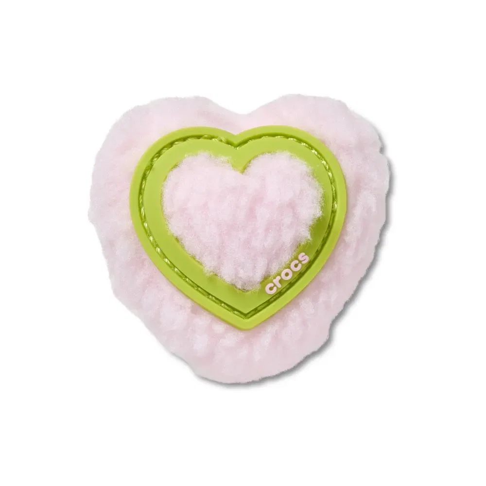Coração Rosa de Pelúcia