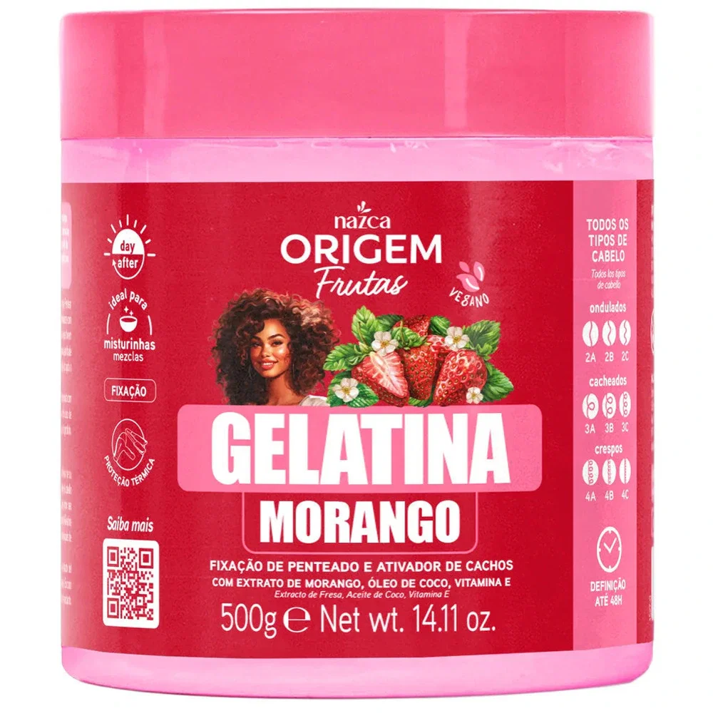 Gelatina Origem Frutas Morango 500g
